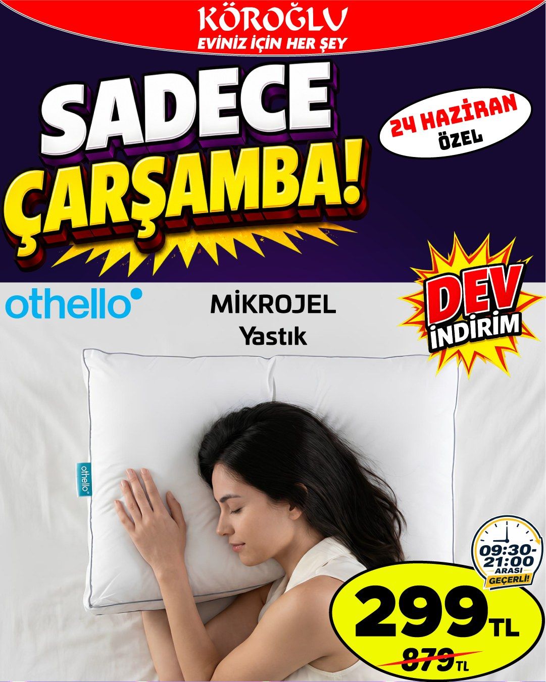 Othello Mikrojel Yastık