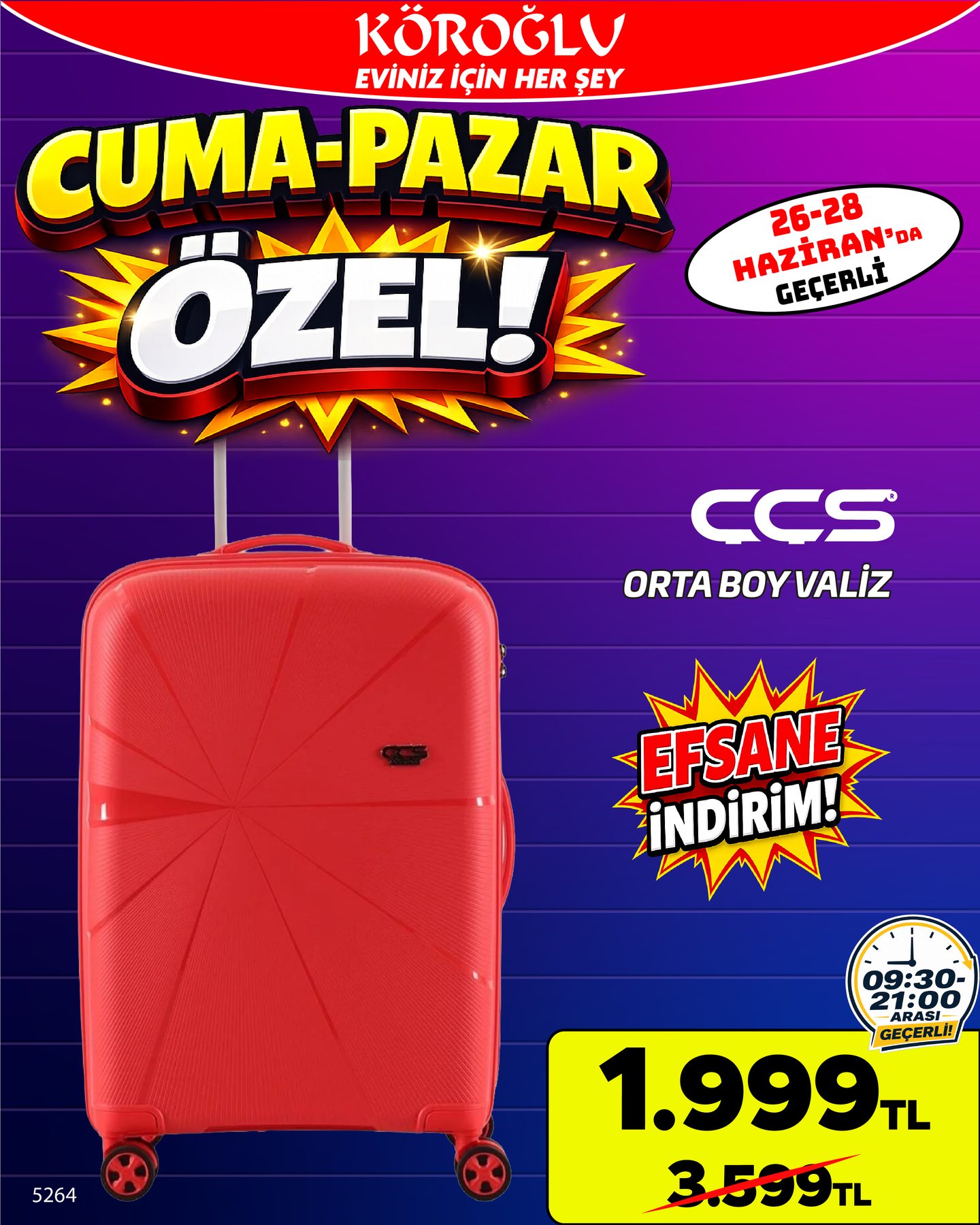 CCS Orta Boy Valiz