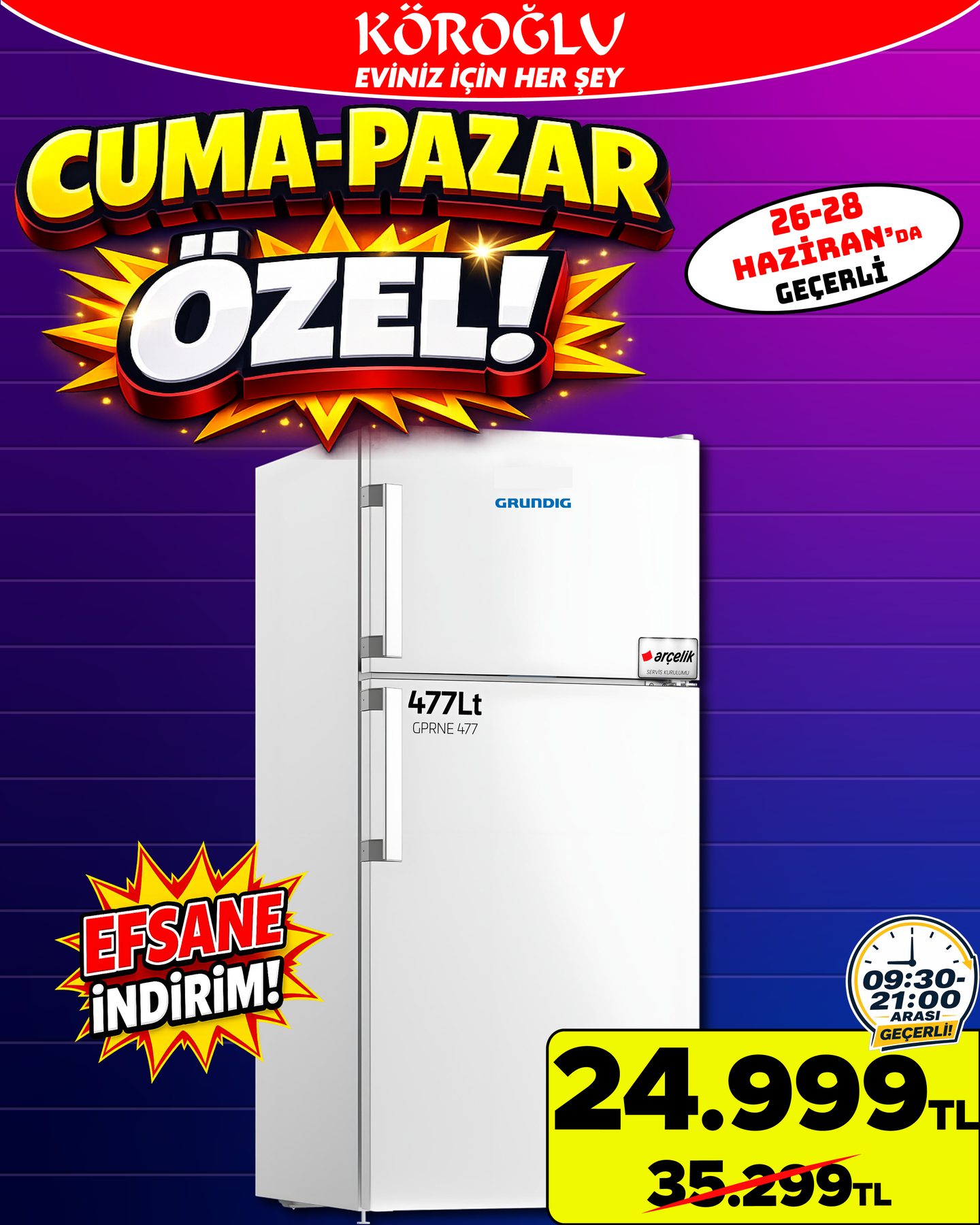 Grundig Buzdolabı