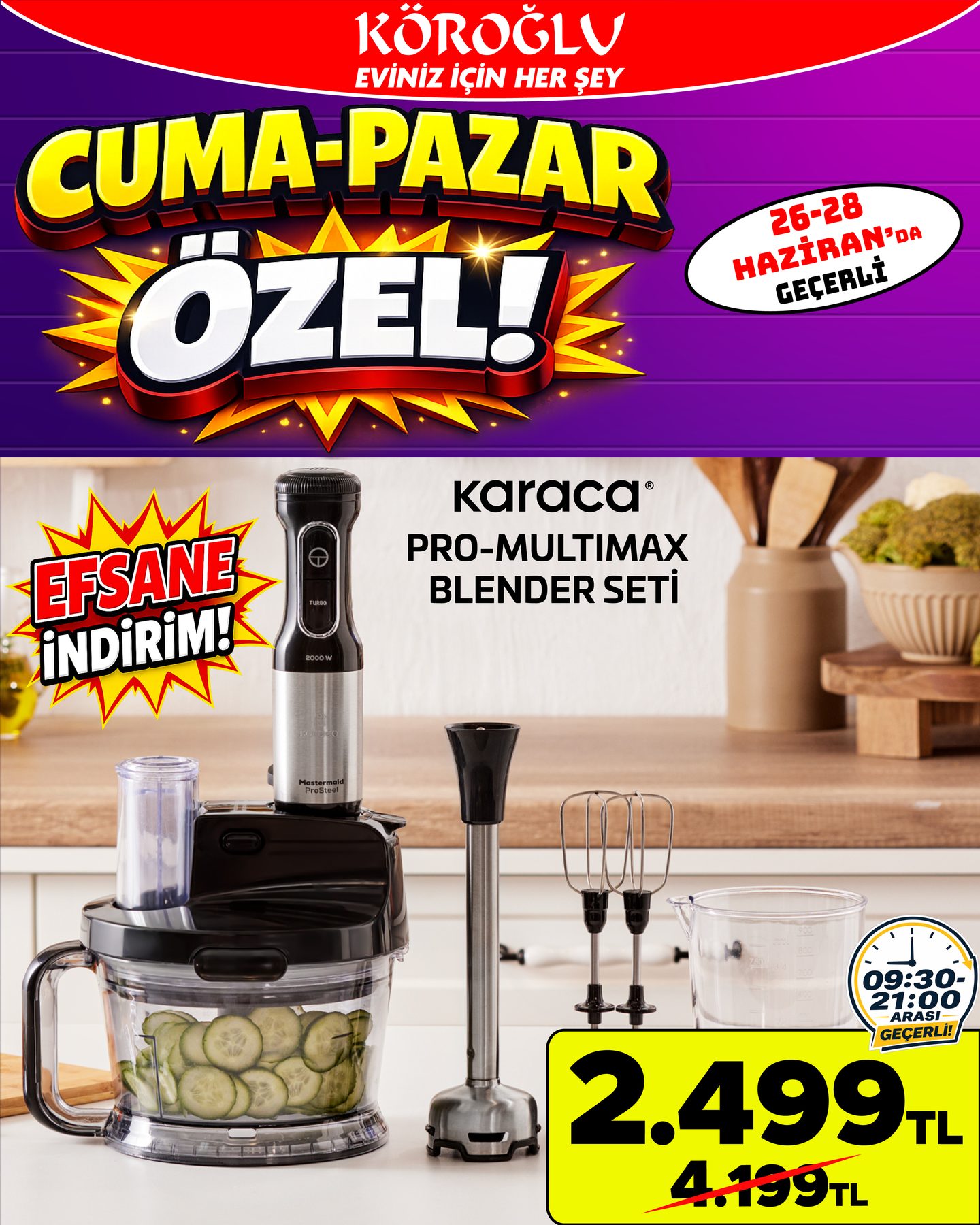 Karaca Pro Multimax Blender Seti