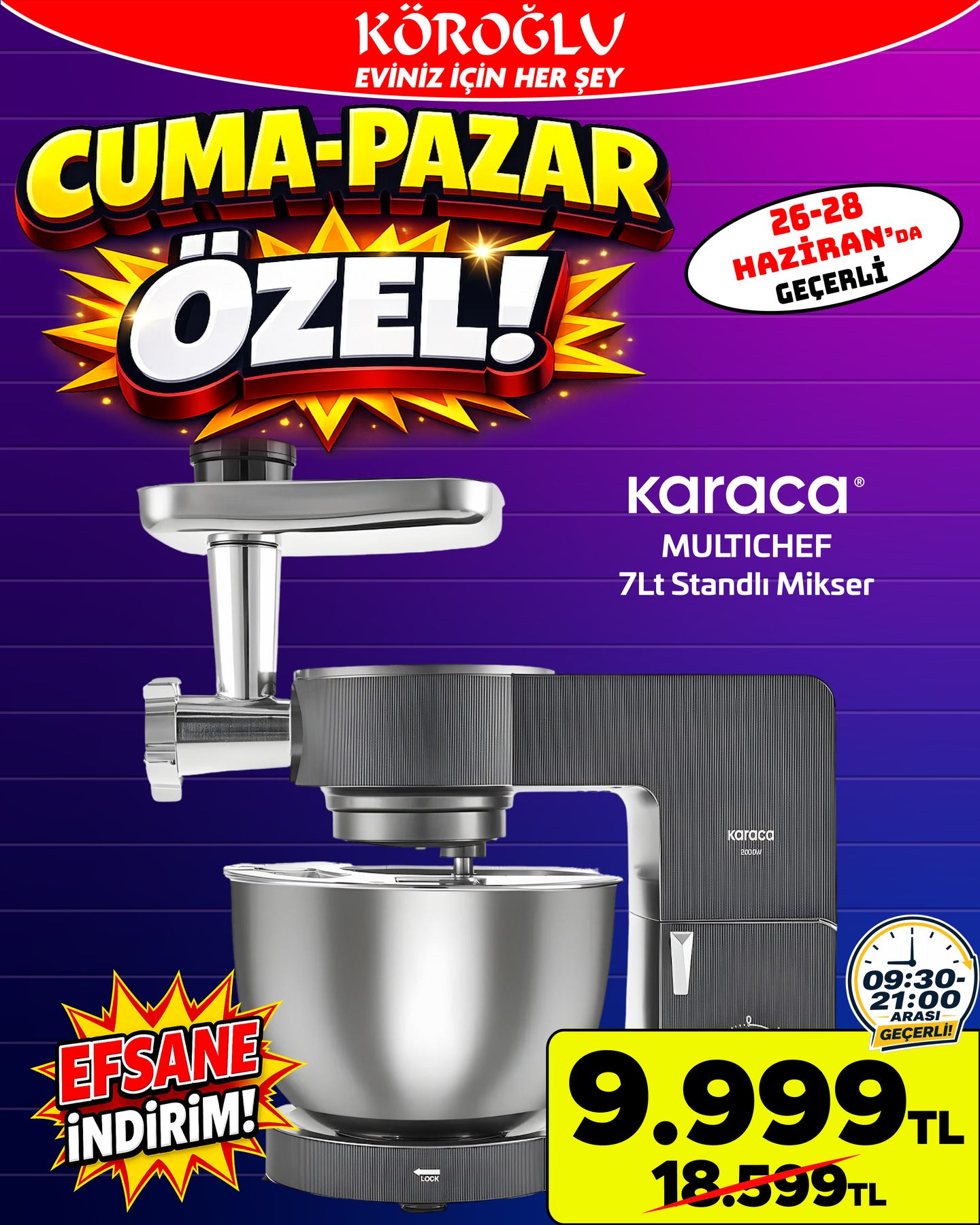Karaca Stand Mikser
