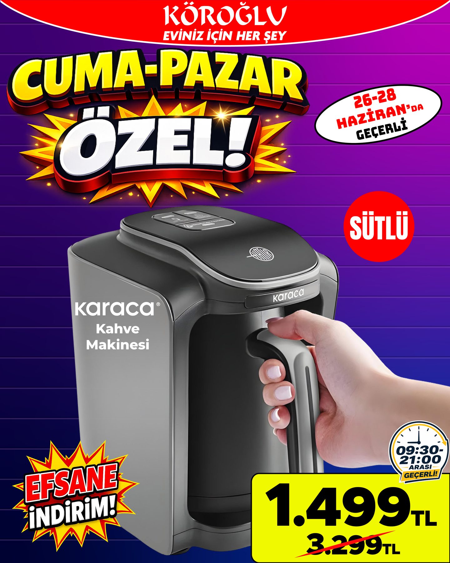 Karaca Sütlü Kahve Makinesi