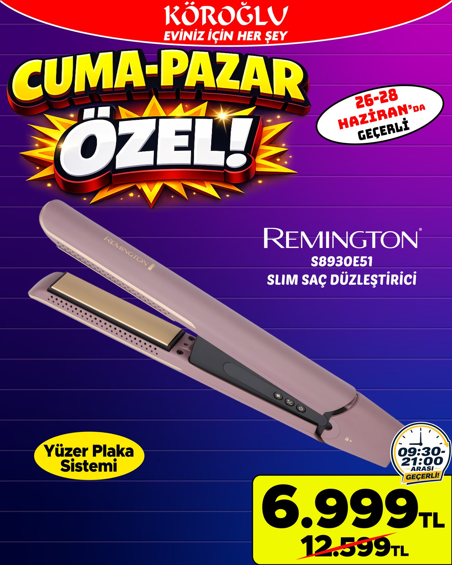 Remington Saç Düzleştirici Main image