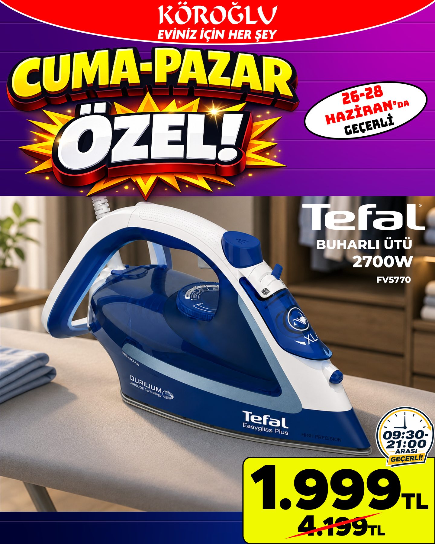 Tefal Buharlı Ütü Main image