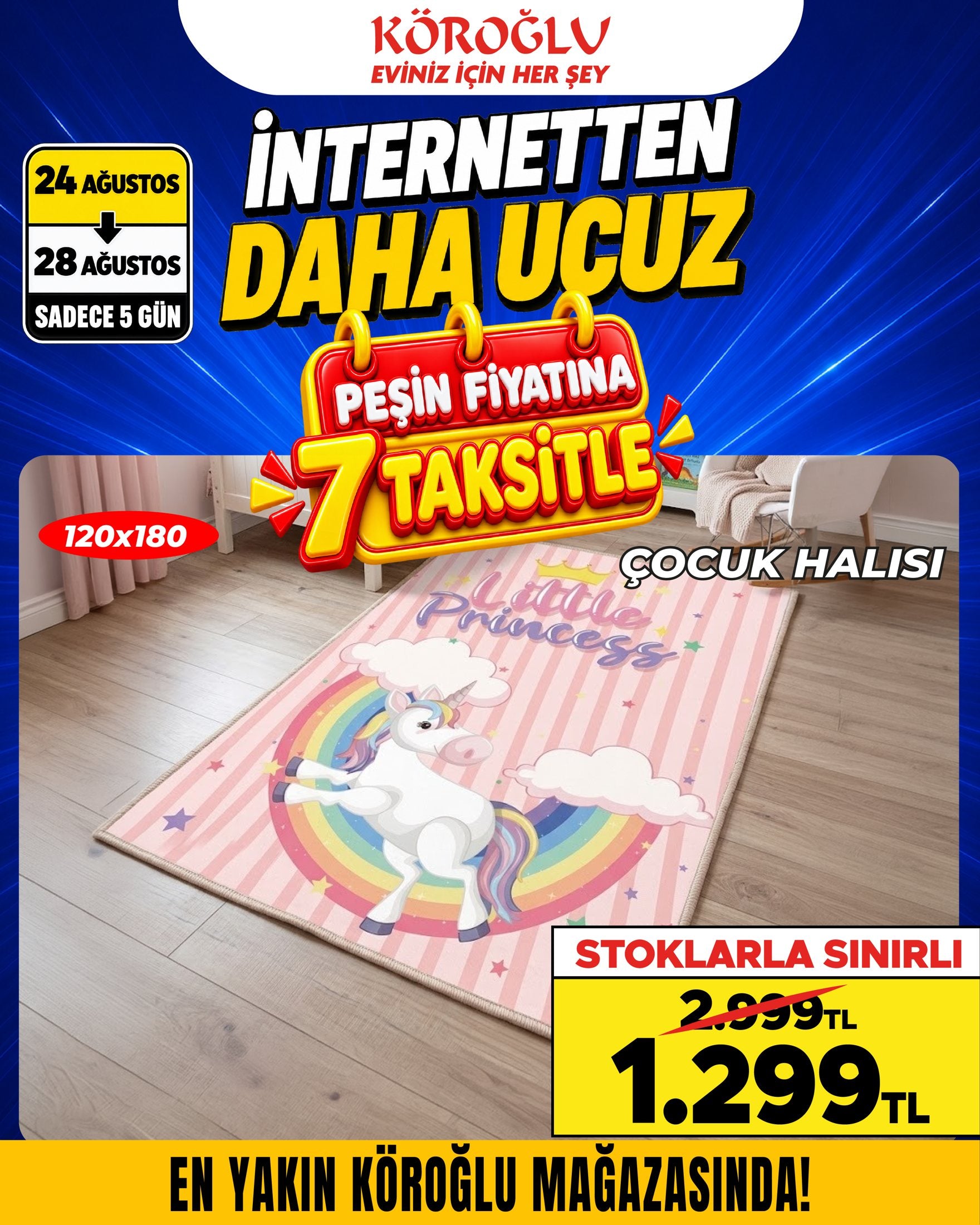 Çocuk Halısı 120x180