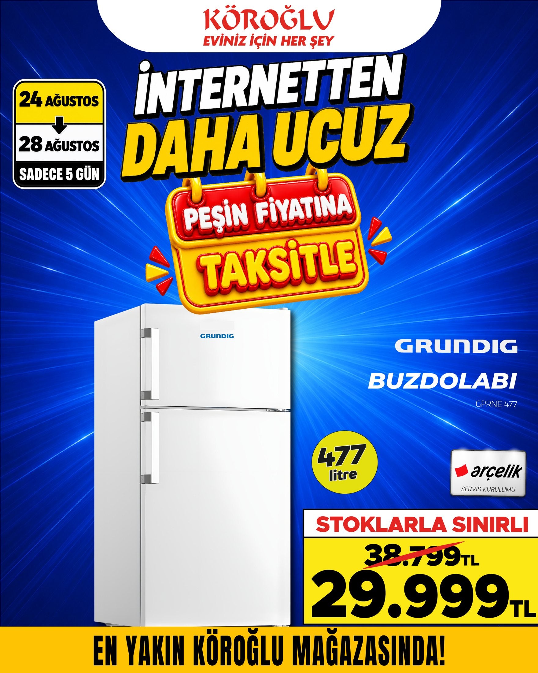 Grundig 477 Lt Buzdolabı