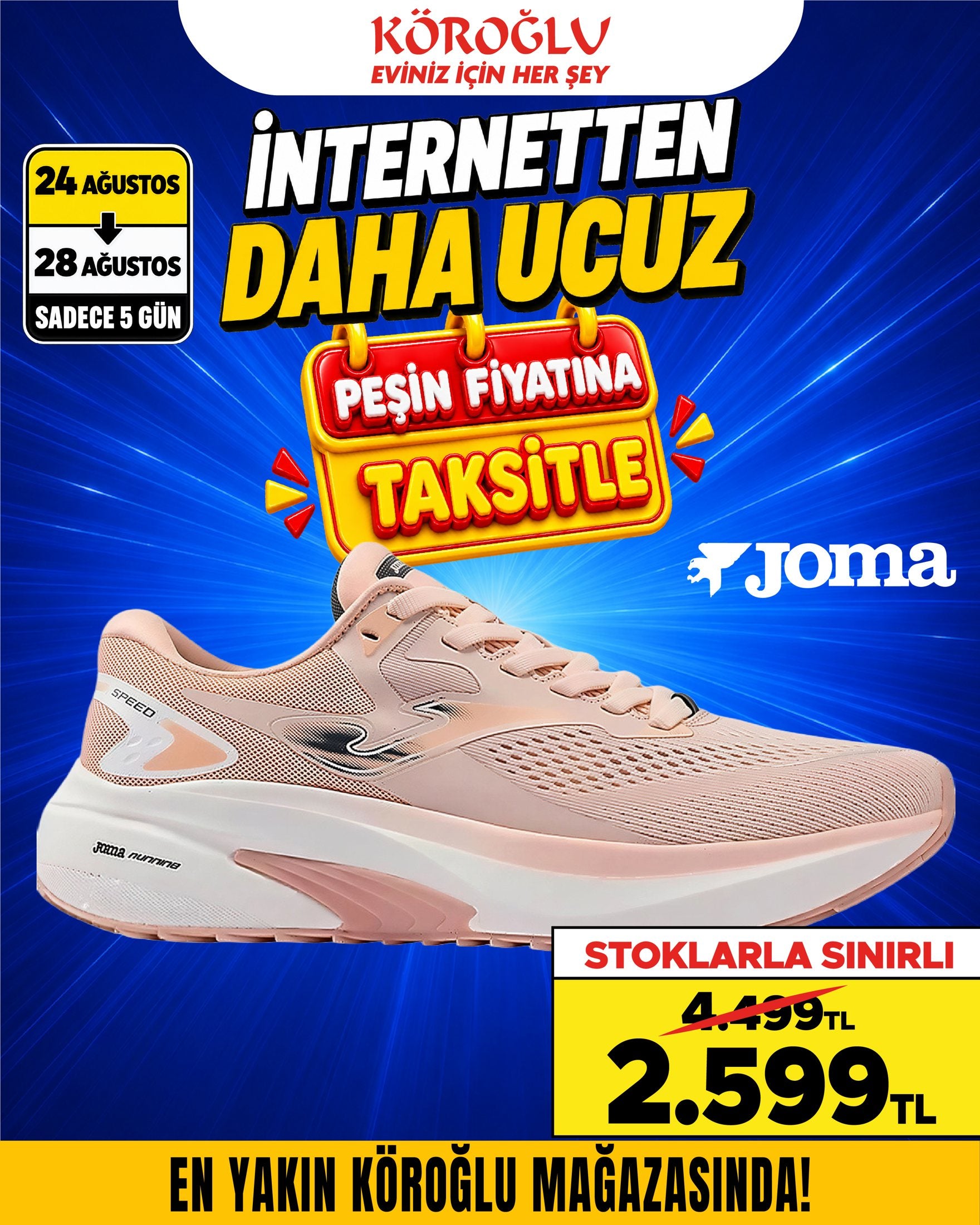 Joma Pudra Spor Ayakkabı