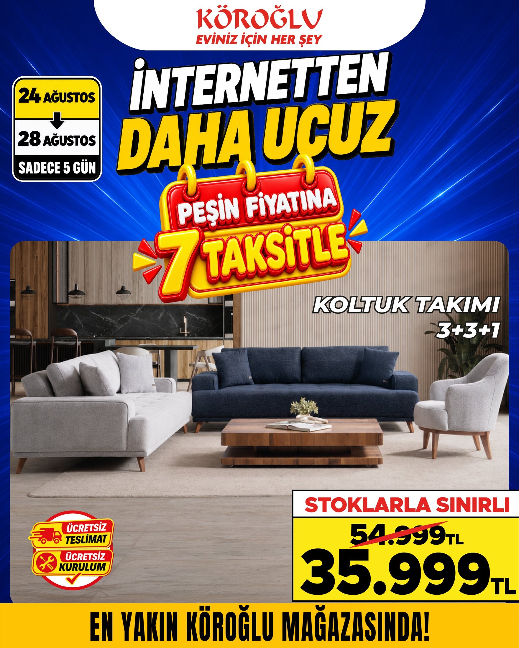 Koltuk Takımı 3+3+1 Model 2 Main image