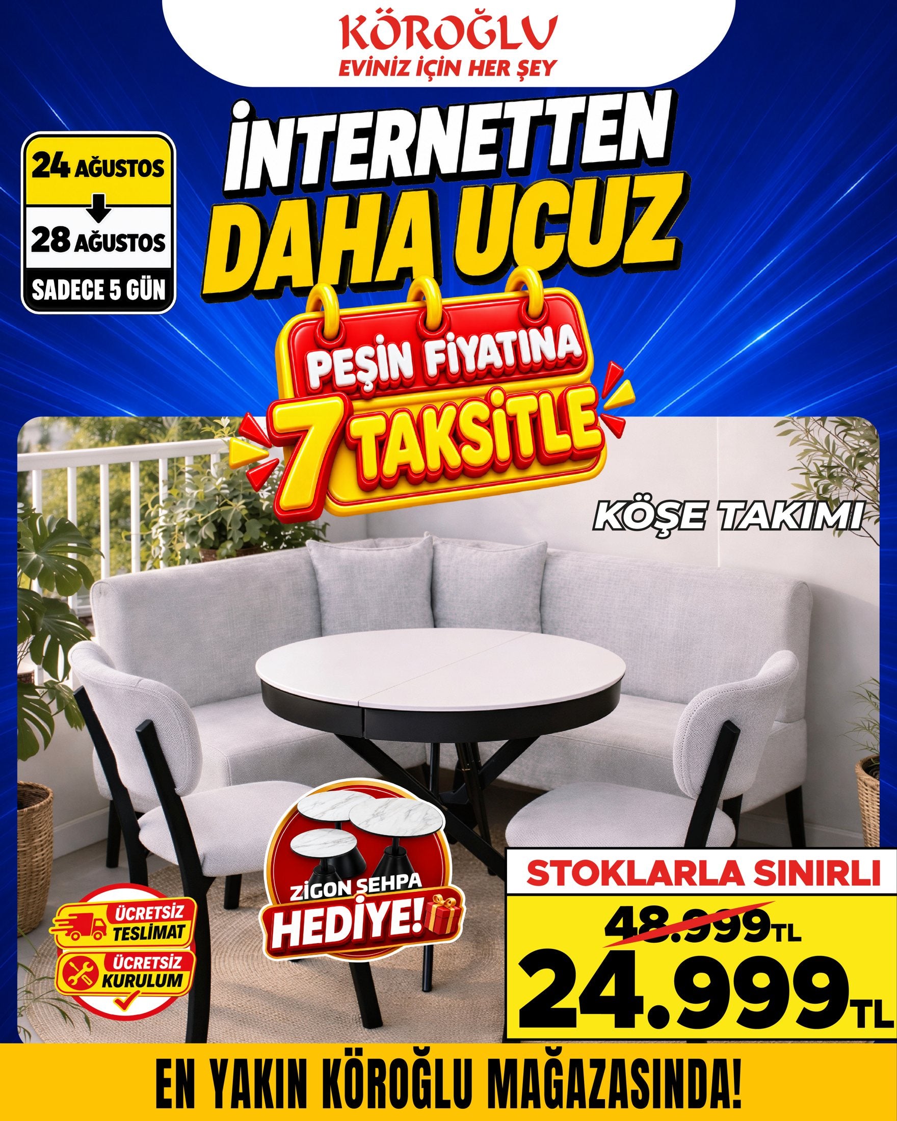 Köşe Takımı Model 2