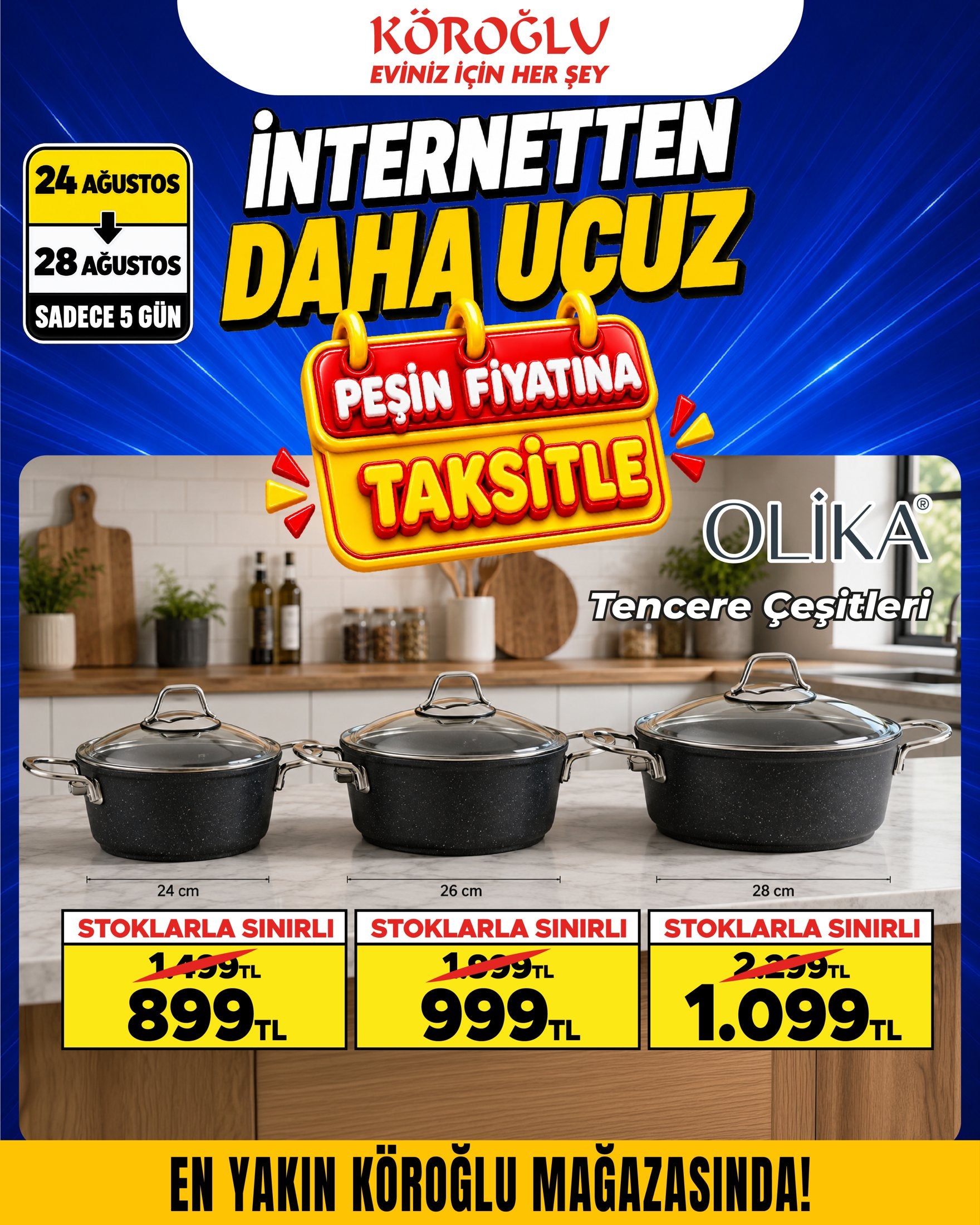 Olika Tencere Çeşitleri
