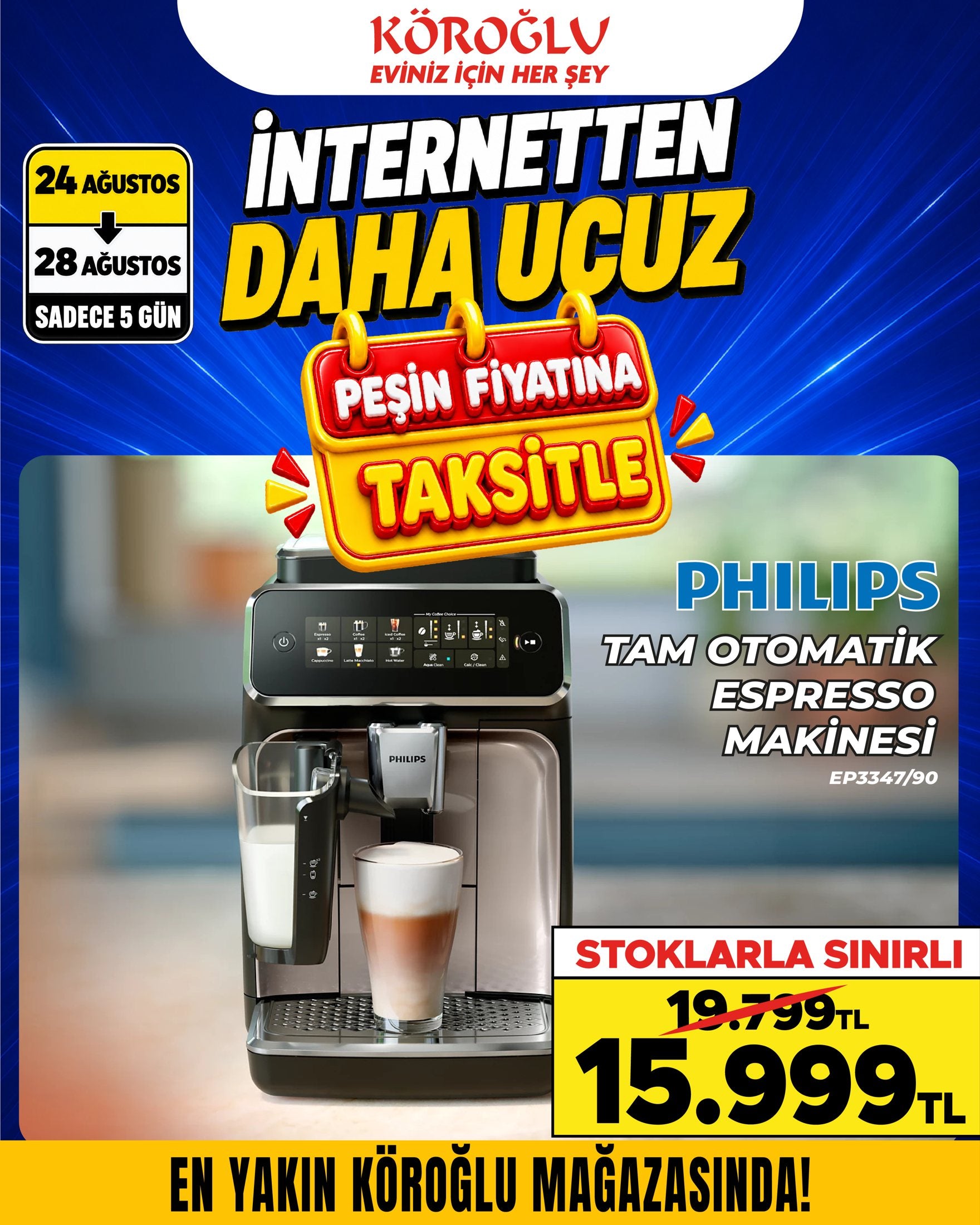 Philips Tam Otomatik Espresso Makinesi