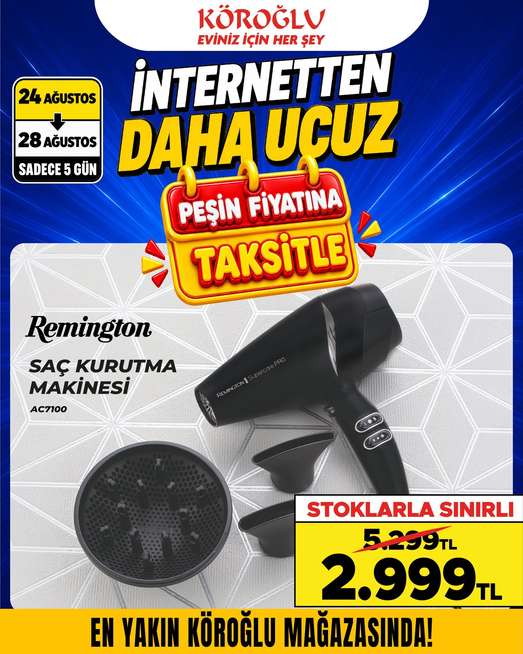 Remington Saç Kurutma Makinesi Main image