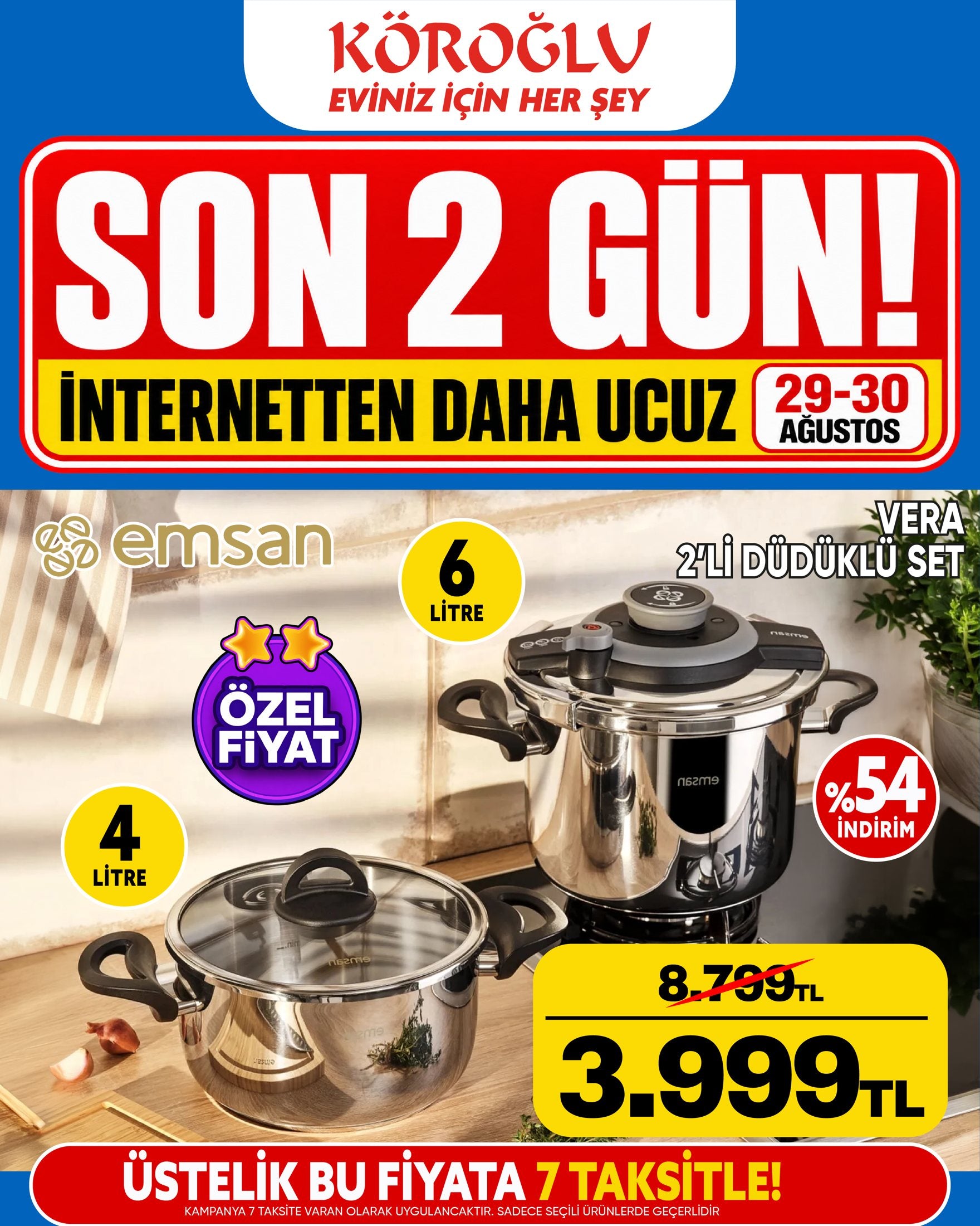 Emsan Vera 2’li Düdüklü Set