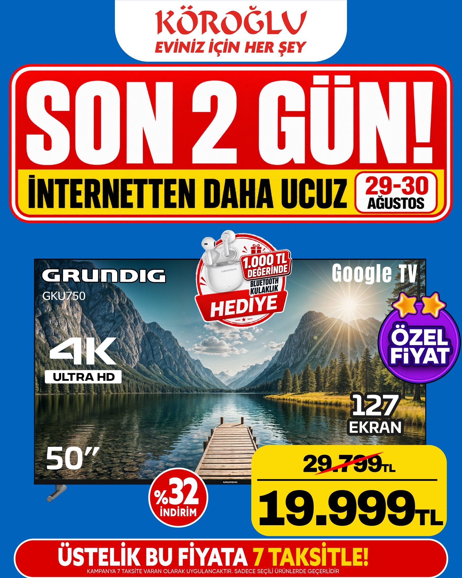 Grundig 50 İnç Google TV