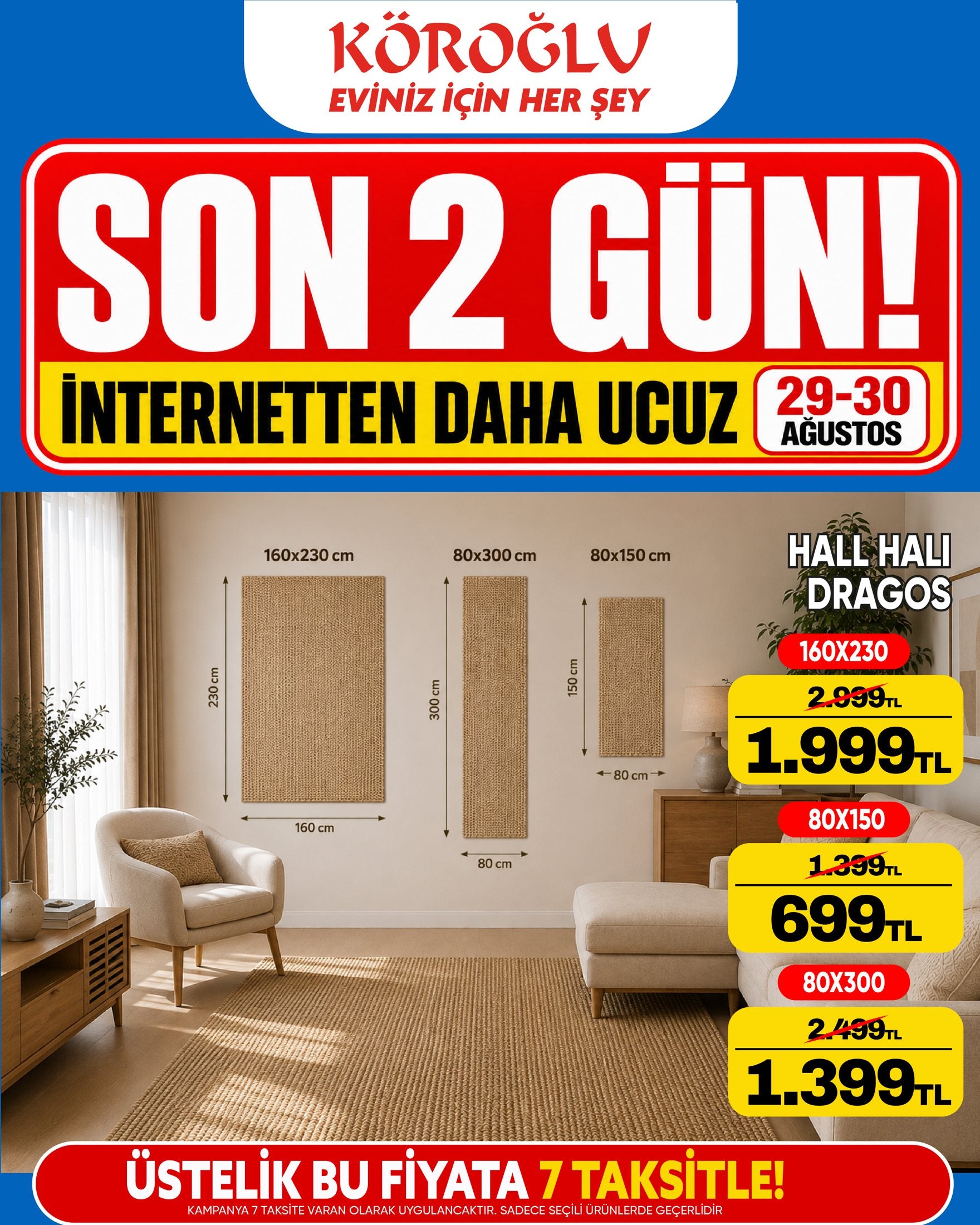 Hall Halı Dragos 160x230 Main image
