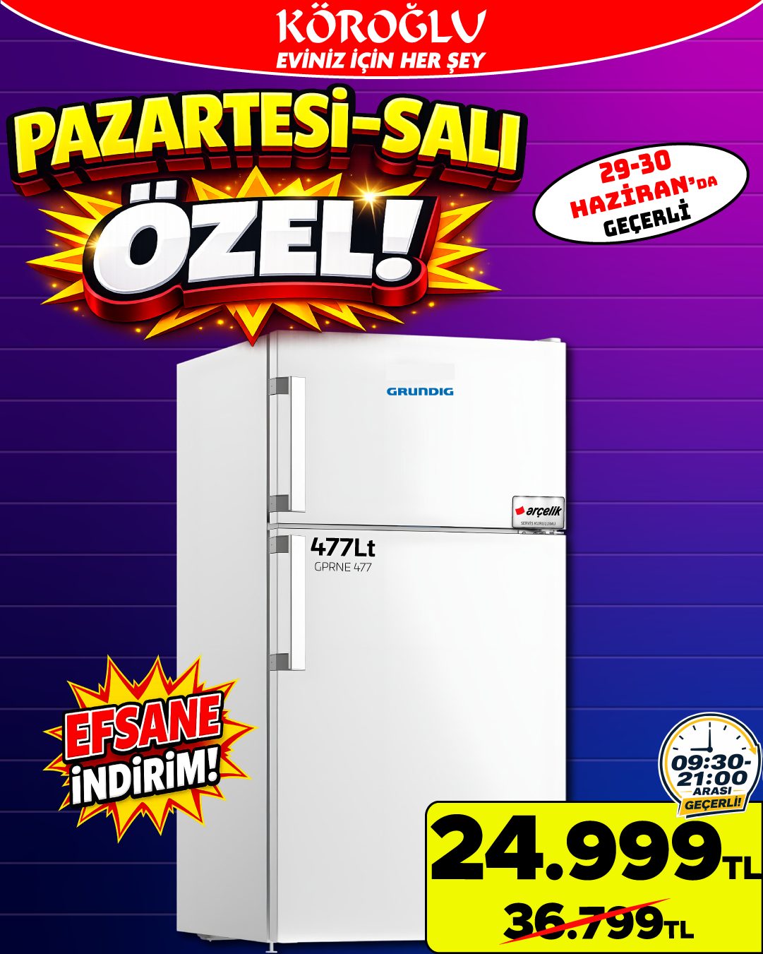 Grundig Buzdolabı
