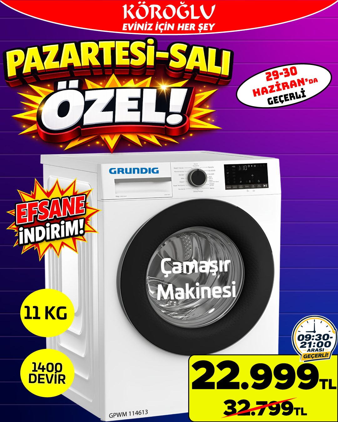 Grundig Çamaşır Makinesi