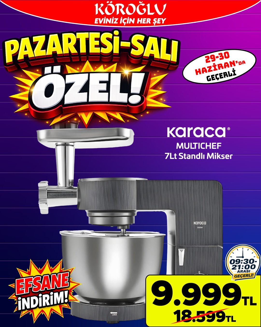 Karaca Stand Mikser