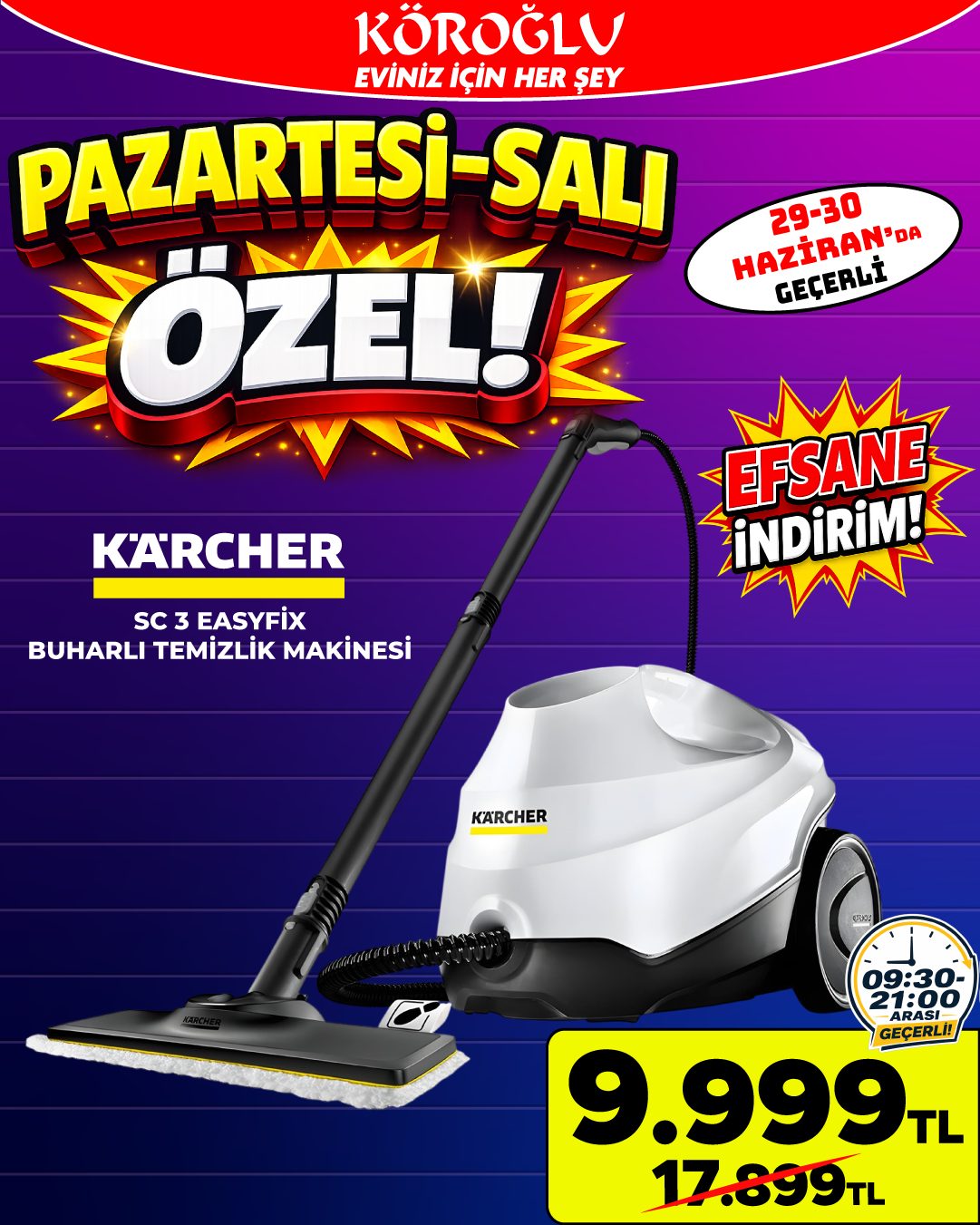 Karcher Buharlı Temizlik Makinesi Main image