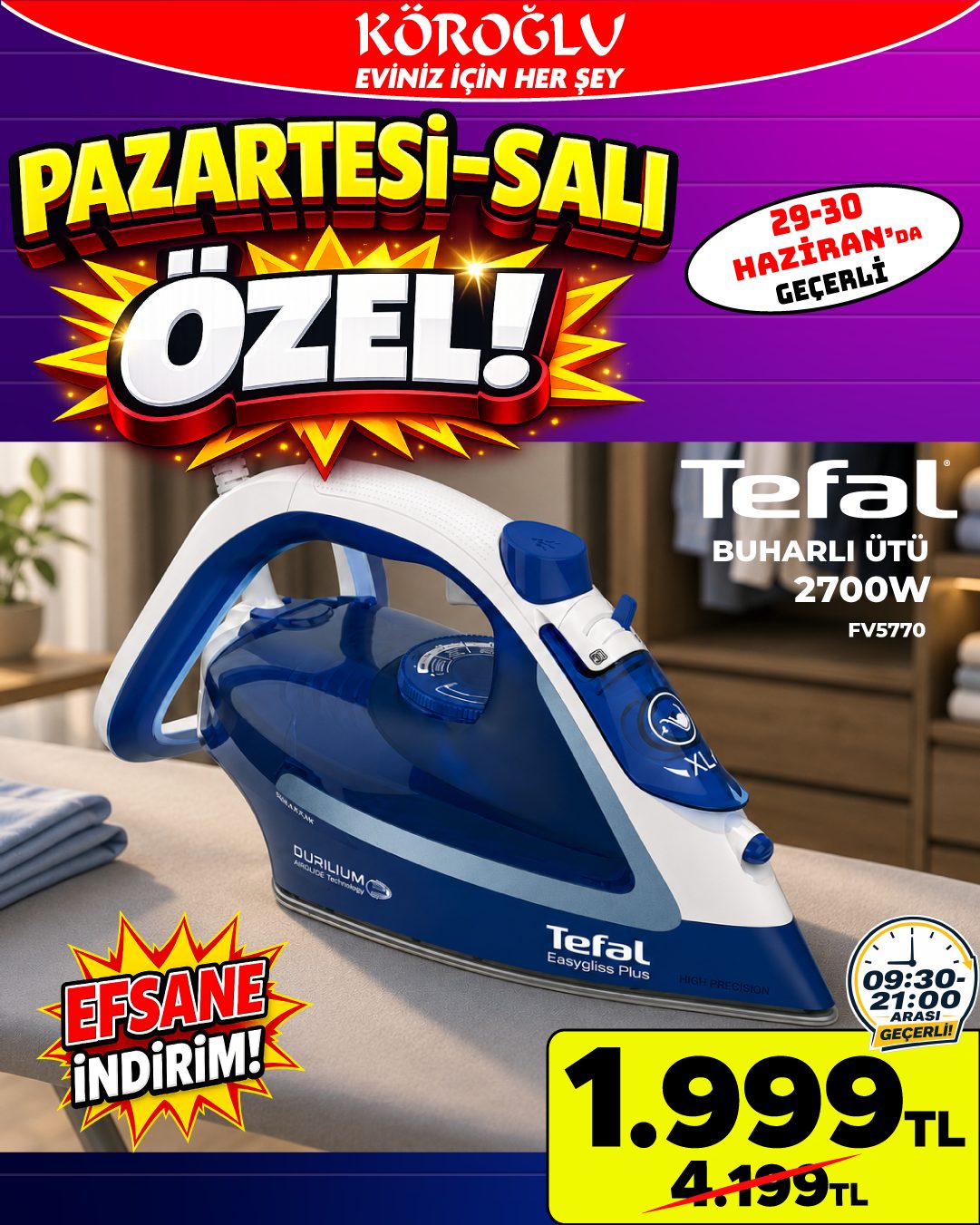 Tefal Buharlı Ütü Main image