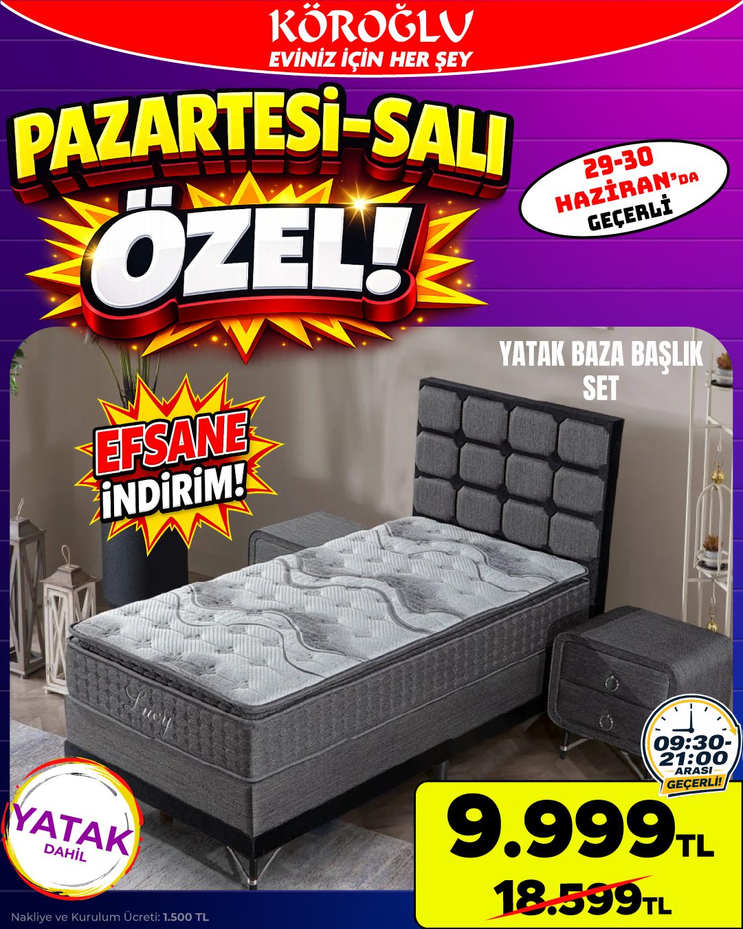Yatak Baza Başlık Seti Main image