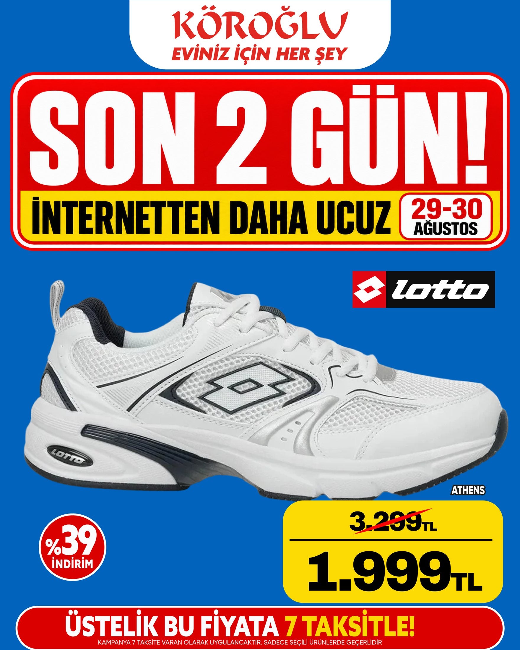 Lotto Beyaz Spor Ayakkabı