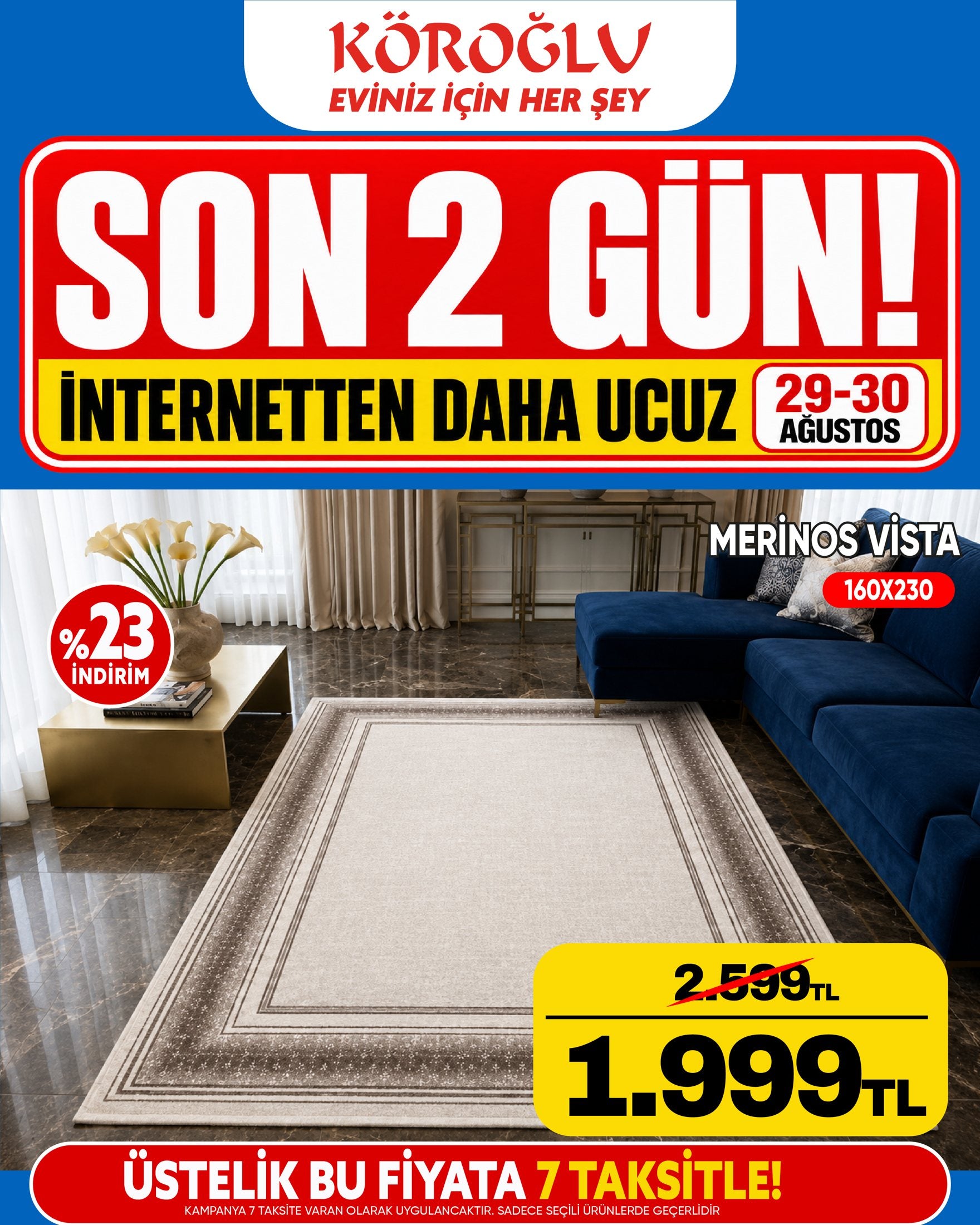 Merinos Vista Halı 160x230