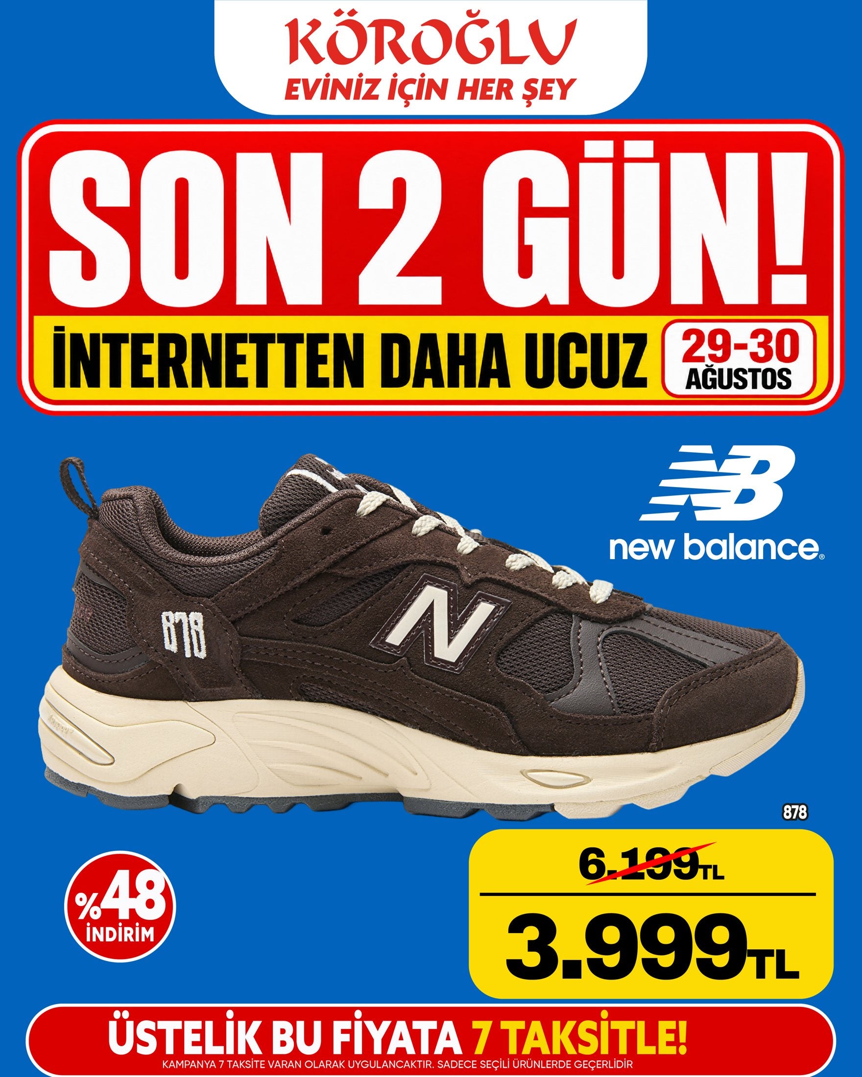 New Balance Kahverengi Spor Ayakkabı Main image