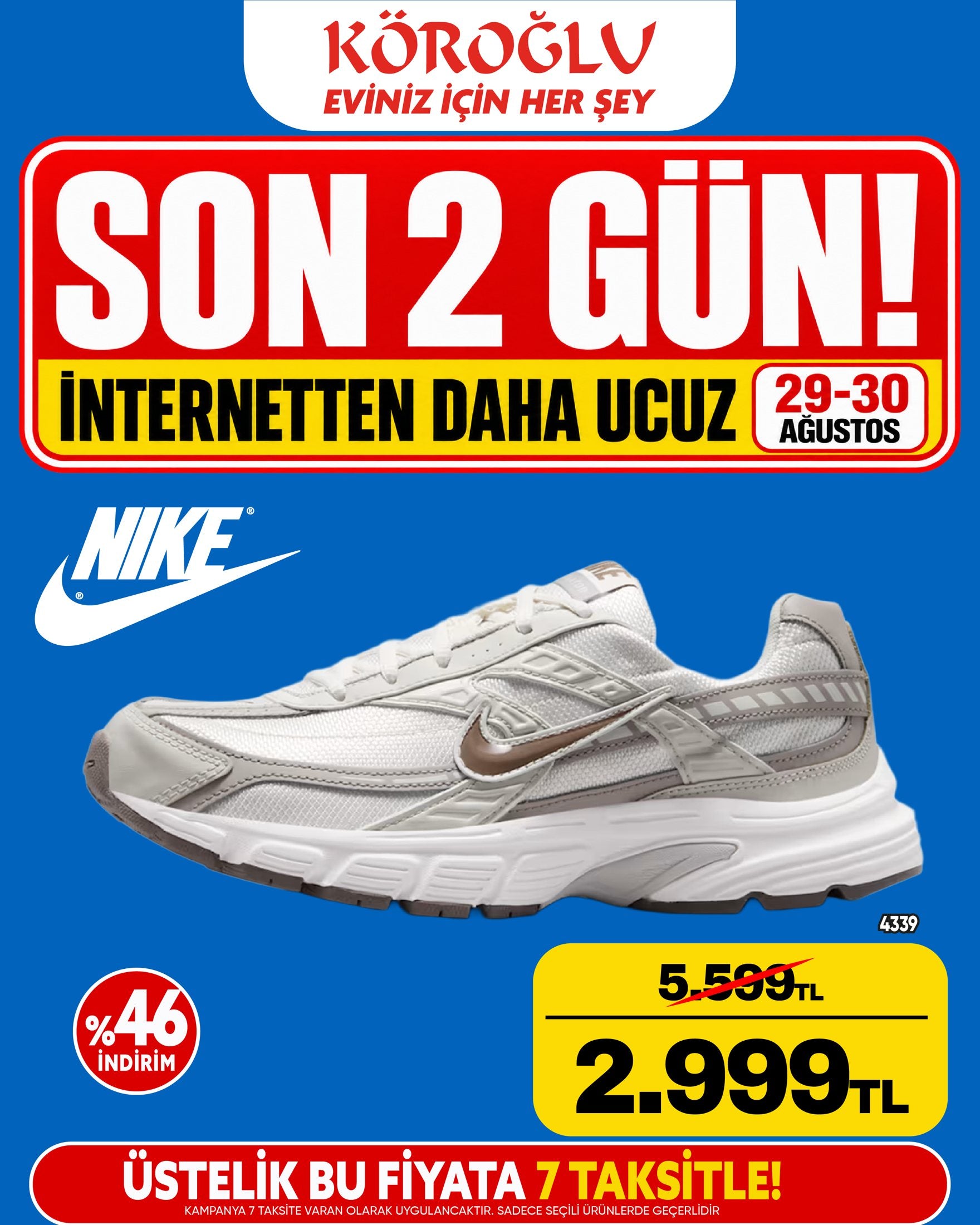 Nike Beyaz Spor Ayakkabı