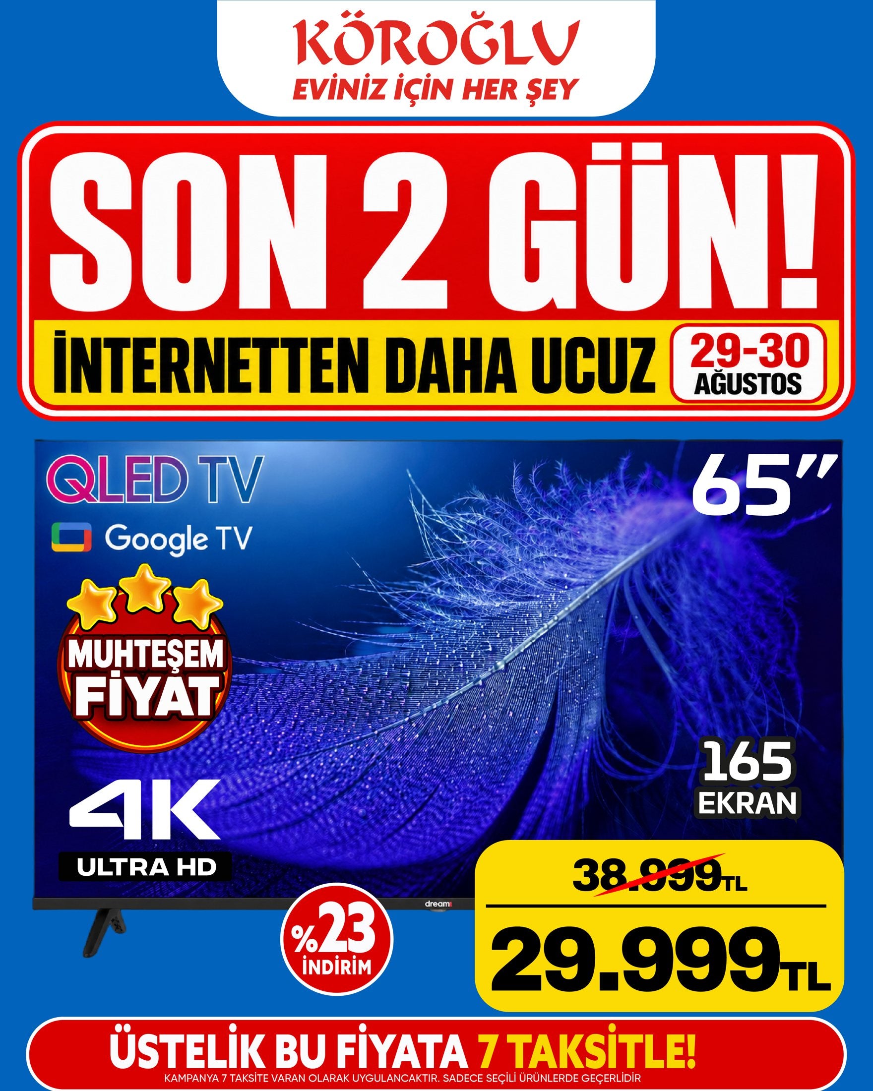 QLED TV 65 İnç Google TV Main image