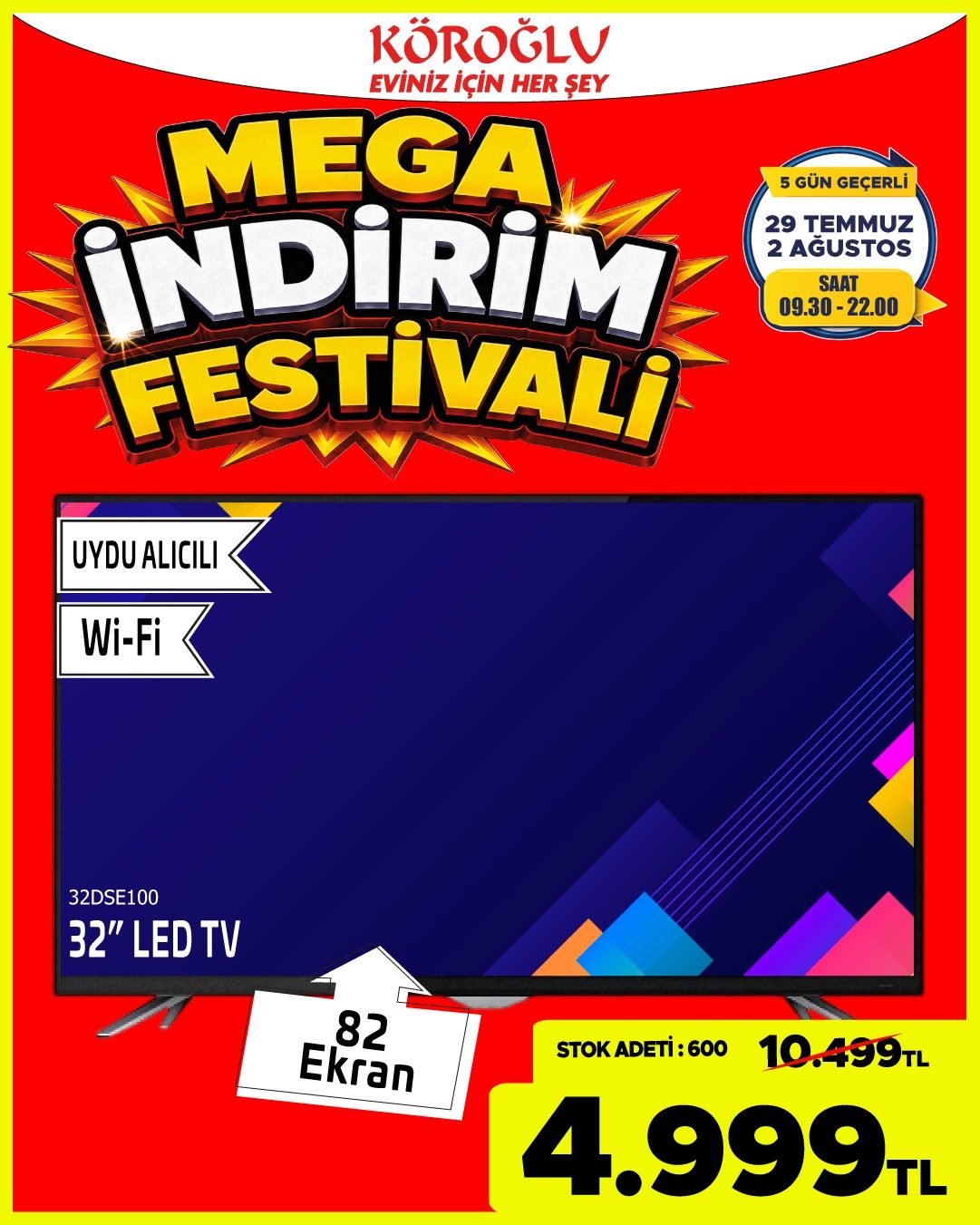 32 İnç Led TV Main image