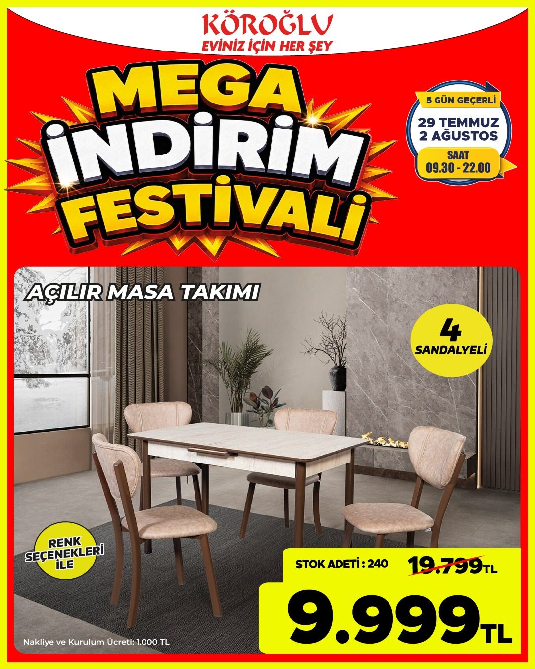 Açılır Masa Takımı Main image