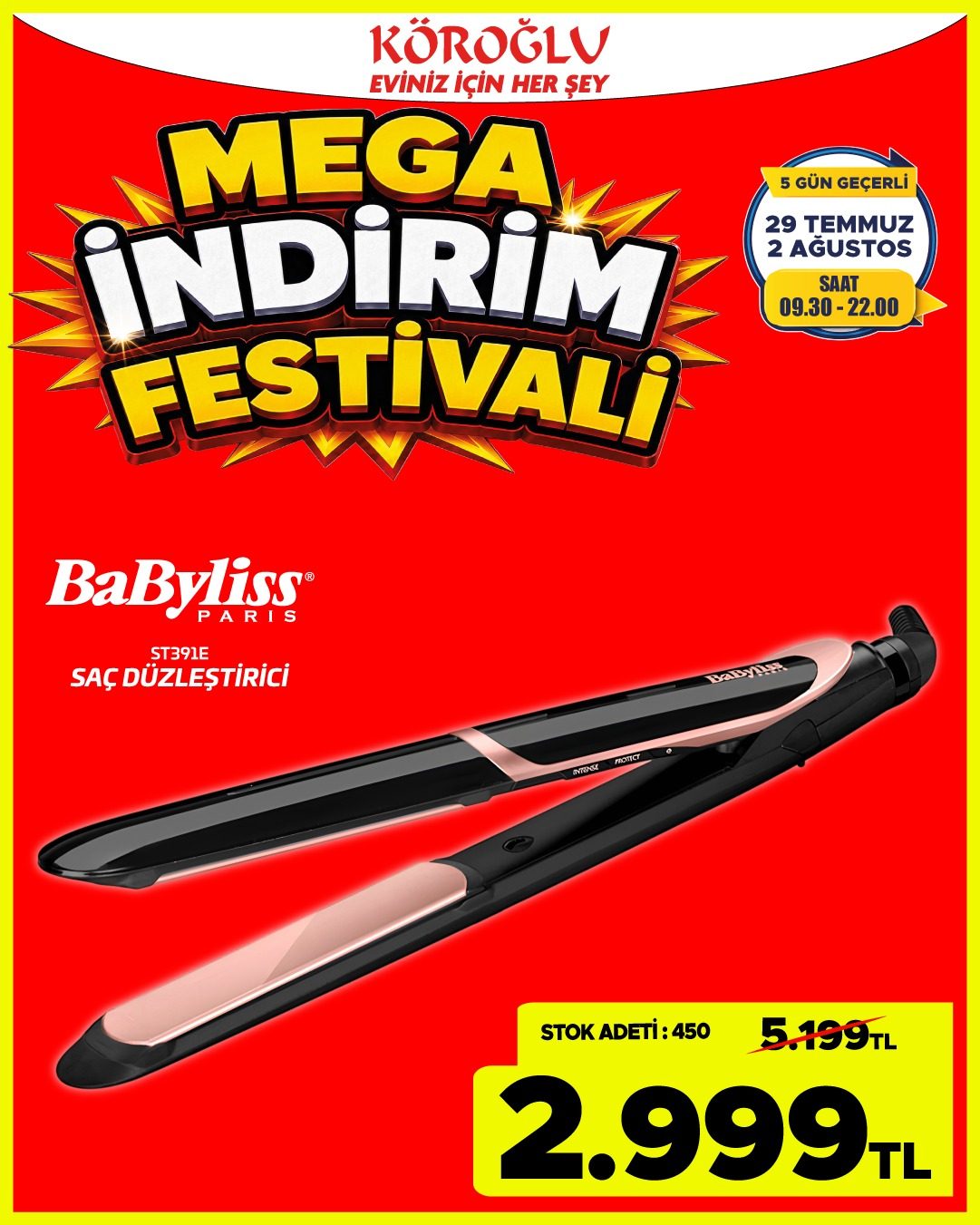 Babyliss Saç Düzleştirici Main image