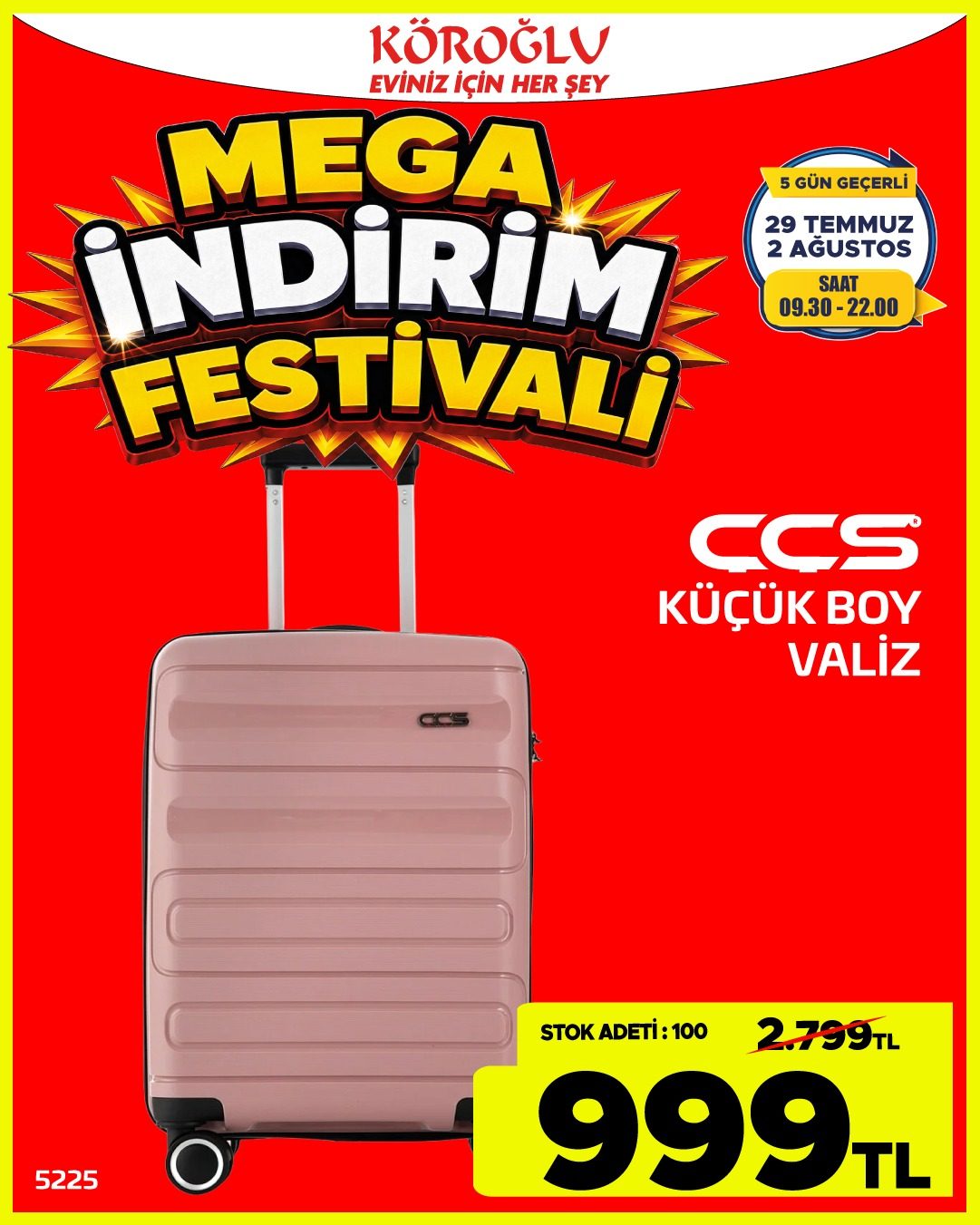 CCS Küçük Boy Valiz