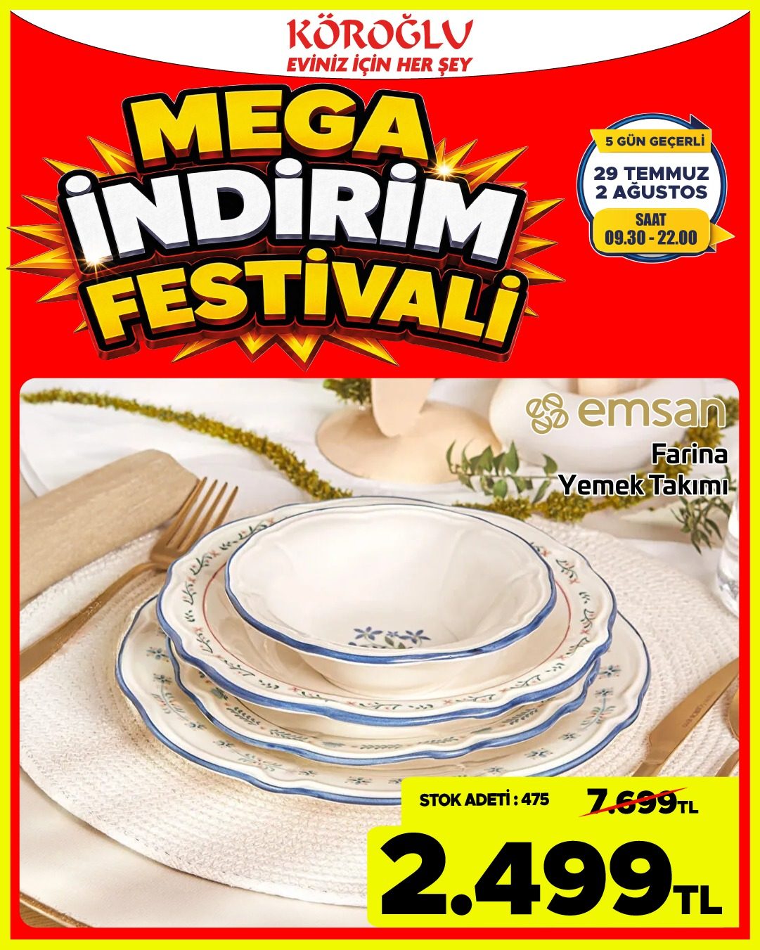 Emsan Farina Yemek Takımı Main image