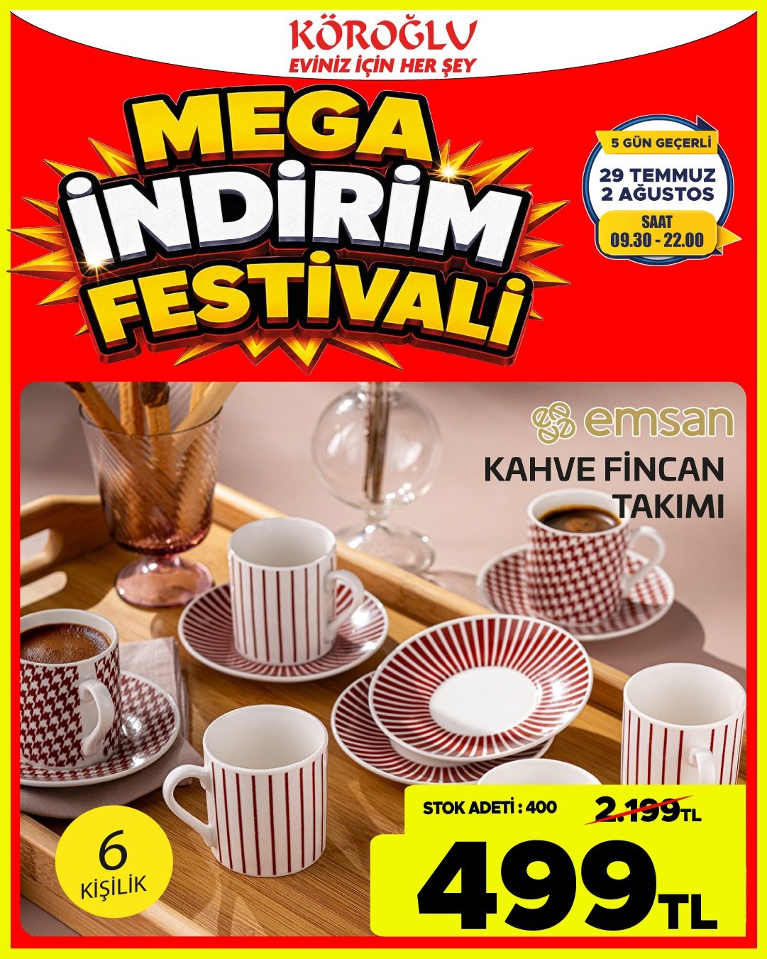Emsan Kahve Fincan Takımı Main image