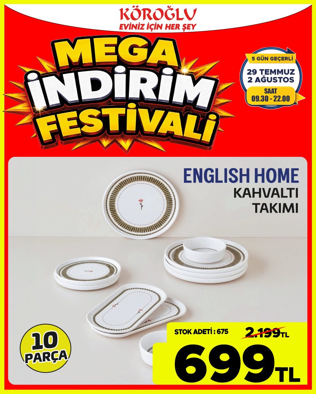 English Home Kahvalti Takımı