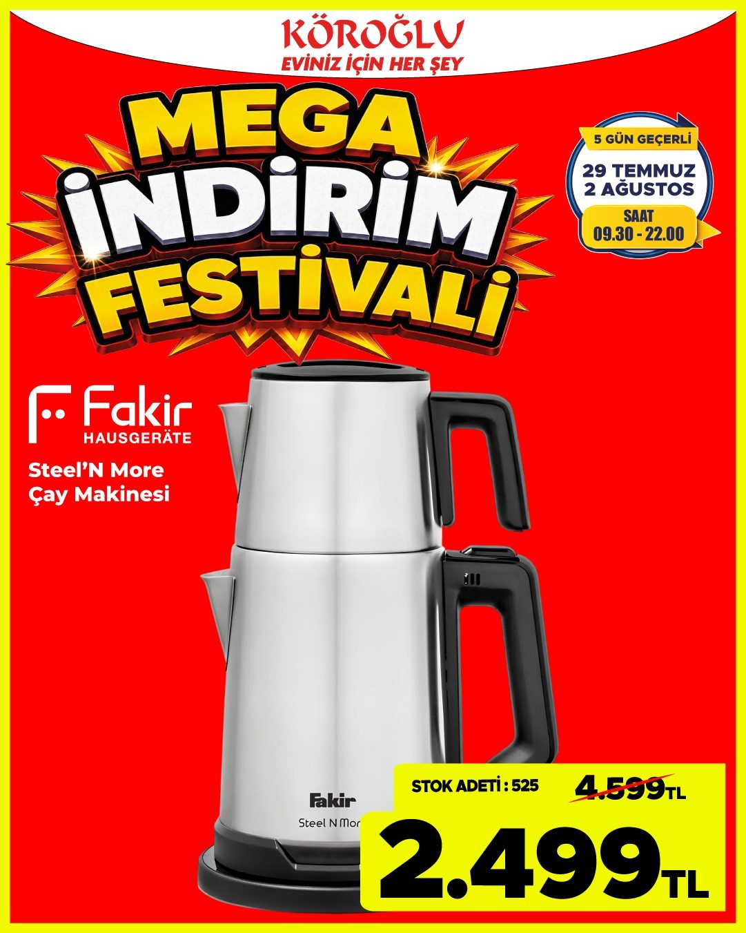 Fakir Çay Makinesi