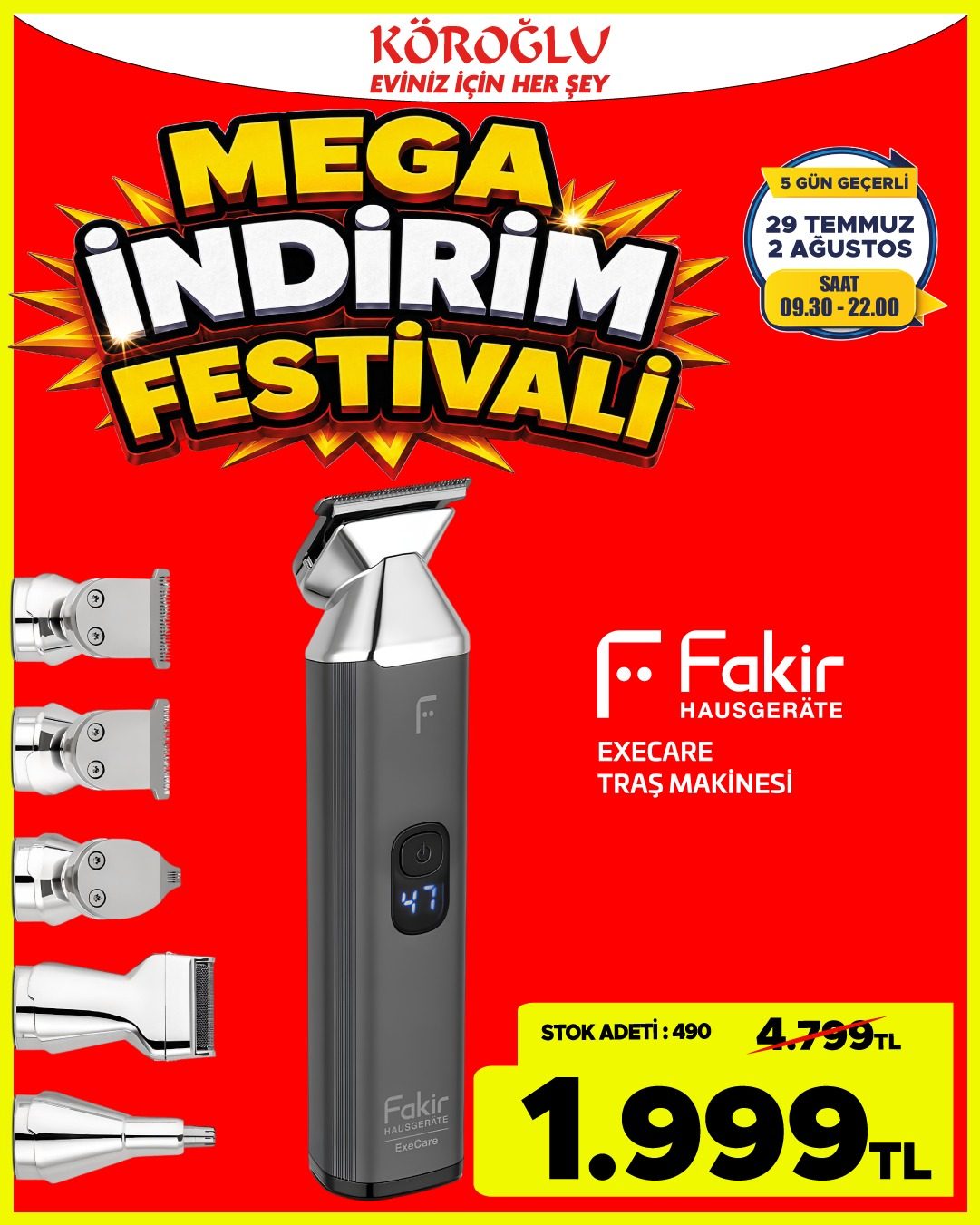 Fakir Ecare Tıraş Makinesi Main image