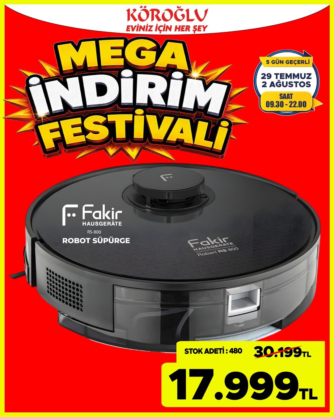 Fakir Robot Süpürge