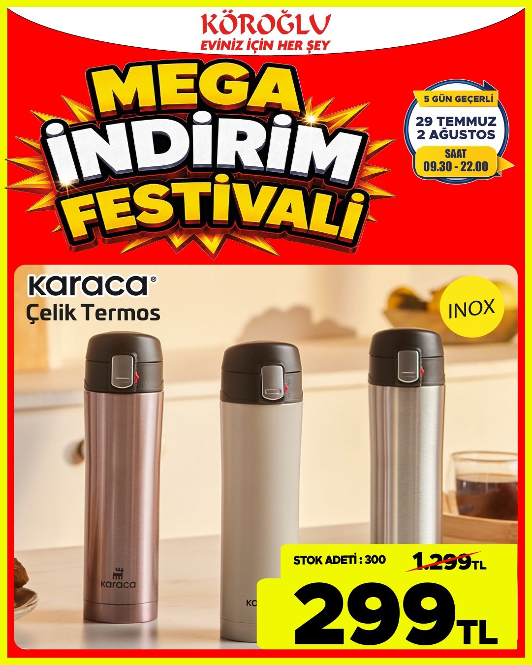 Karaca Çelik Termos