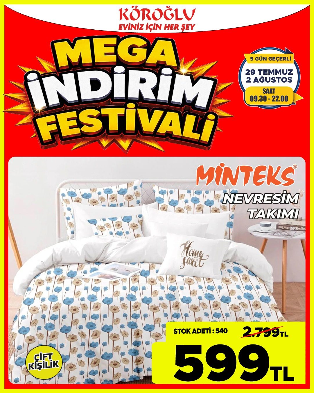 Minteks Nevresim Takımı