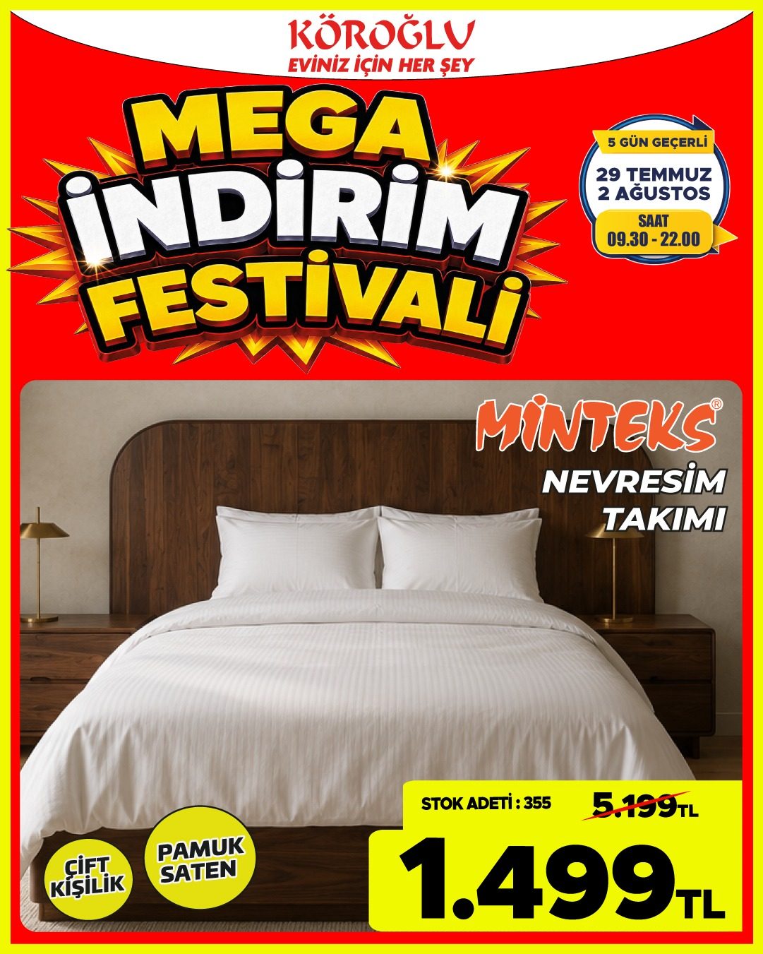 Minteks Nevresim Takımı