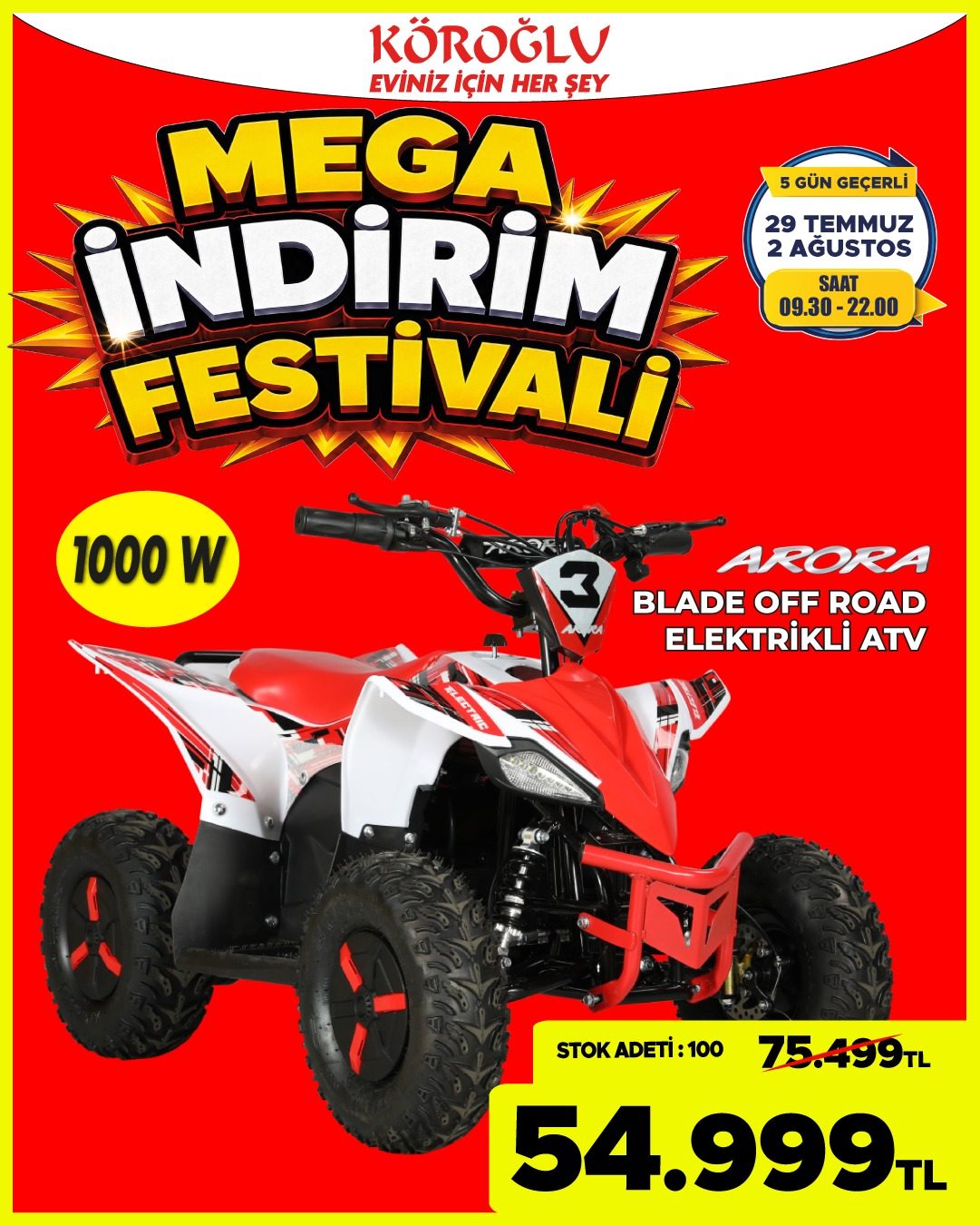 OMSA Blade off Road Elektrikli ATV Main image