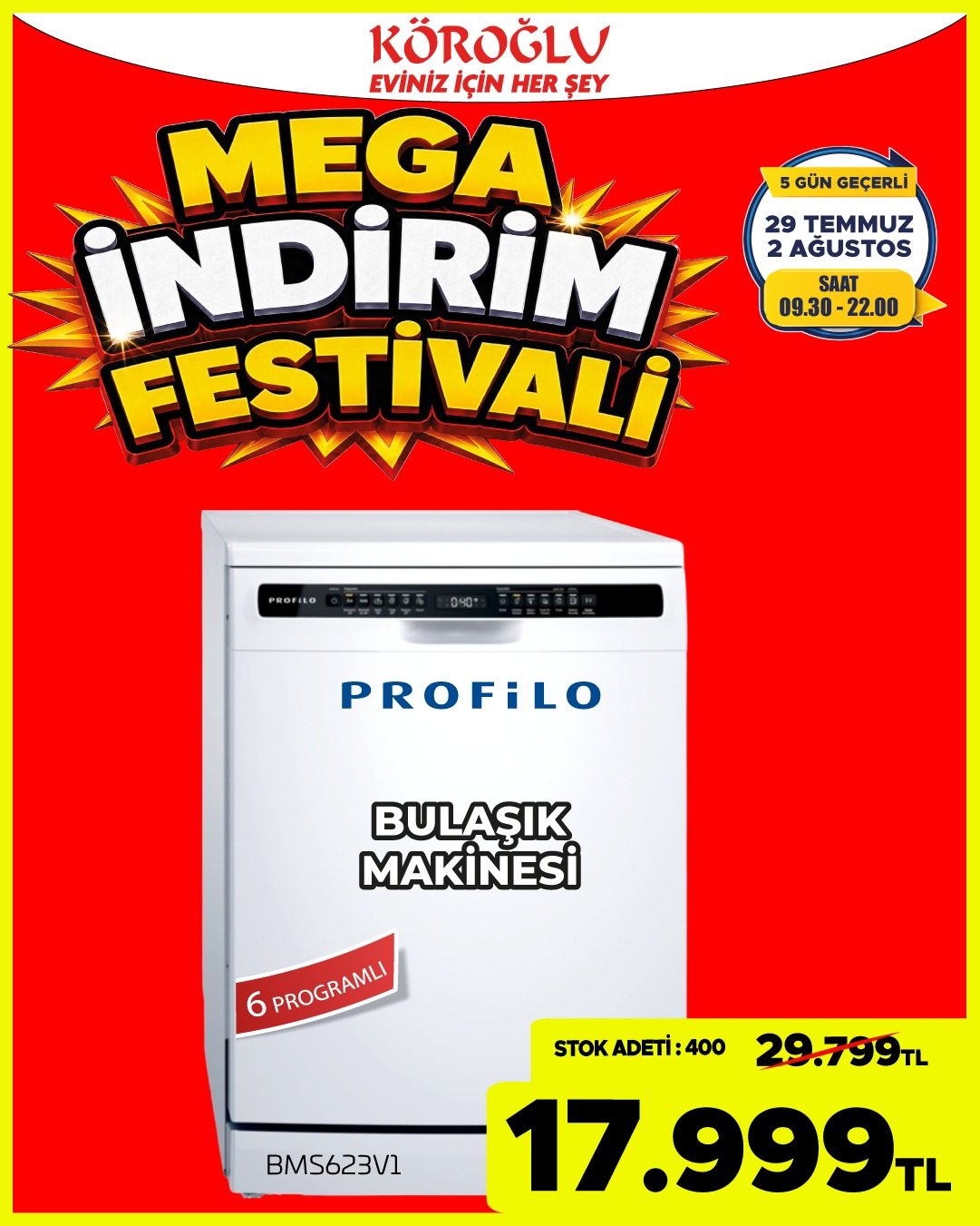 Profilo Bulaşık Makinesi Main image