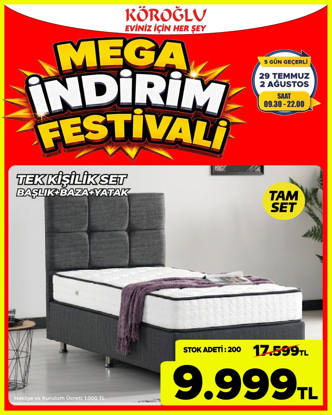 Tek Kişilik Tekstil Seti