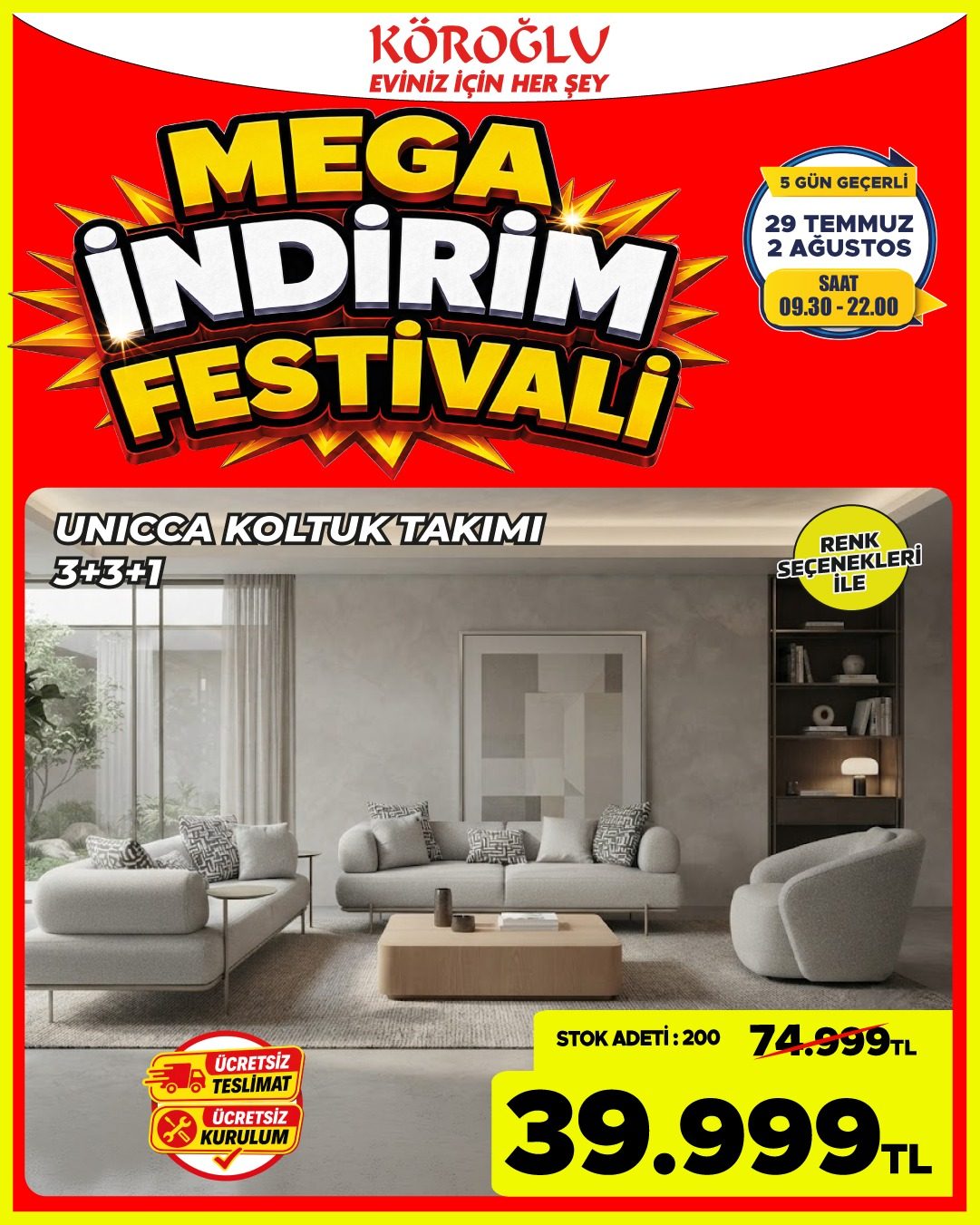 Umica Koltuk Takımı 3 3