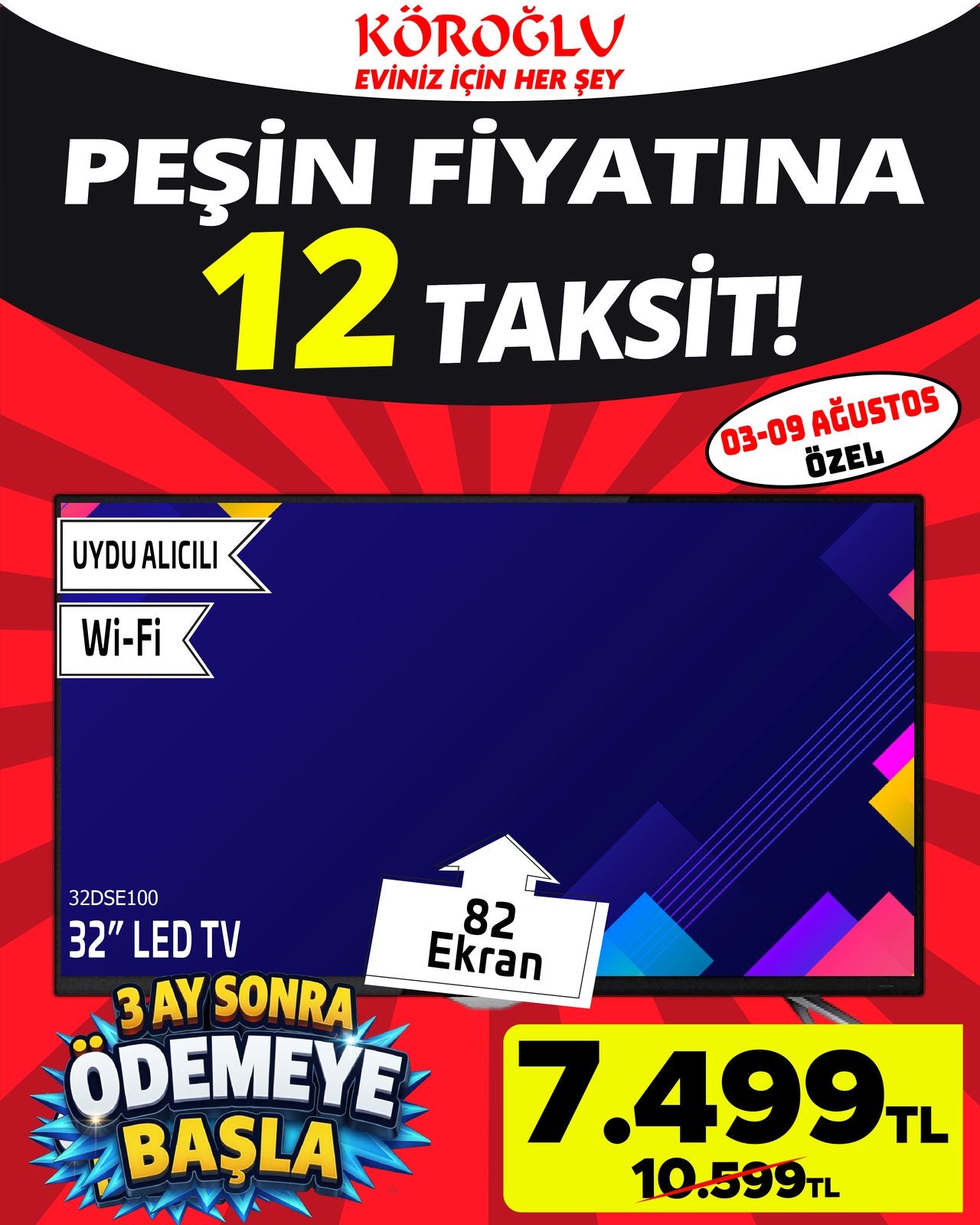 32 İnç Led TV