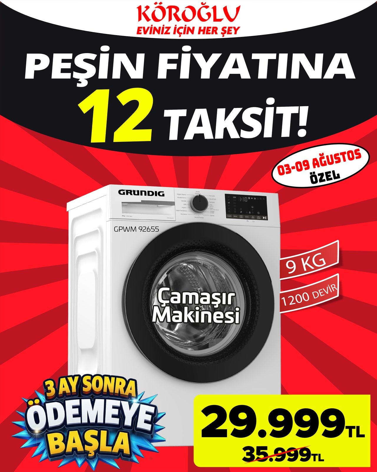 Grundig Çamaşır Makinesi Main image