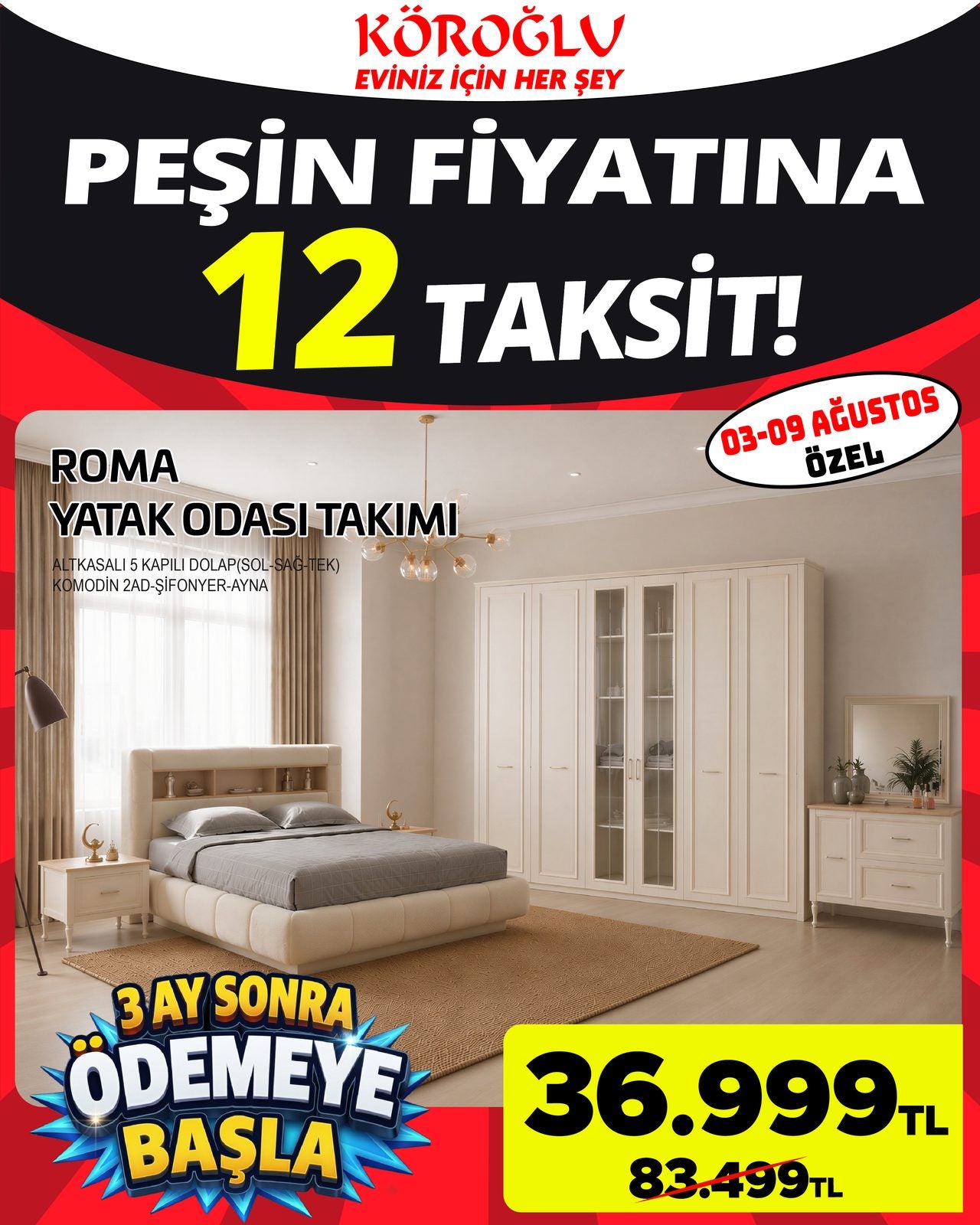Roma Yatak Odası Takımı